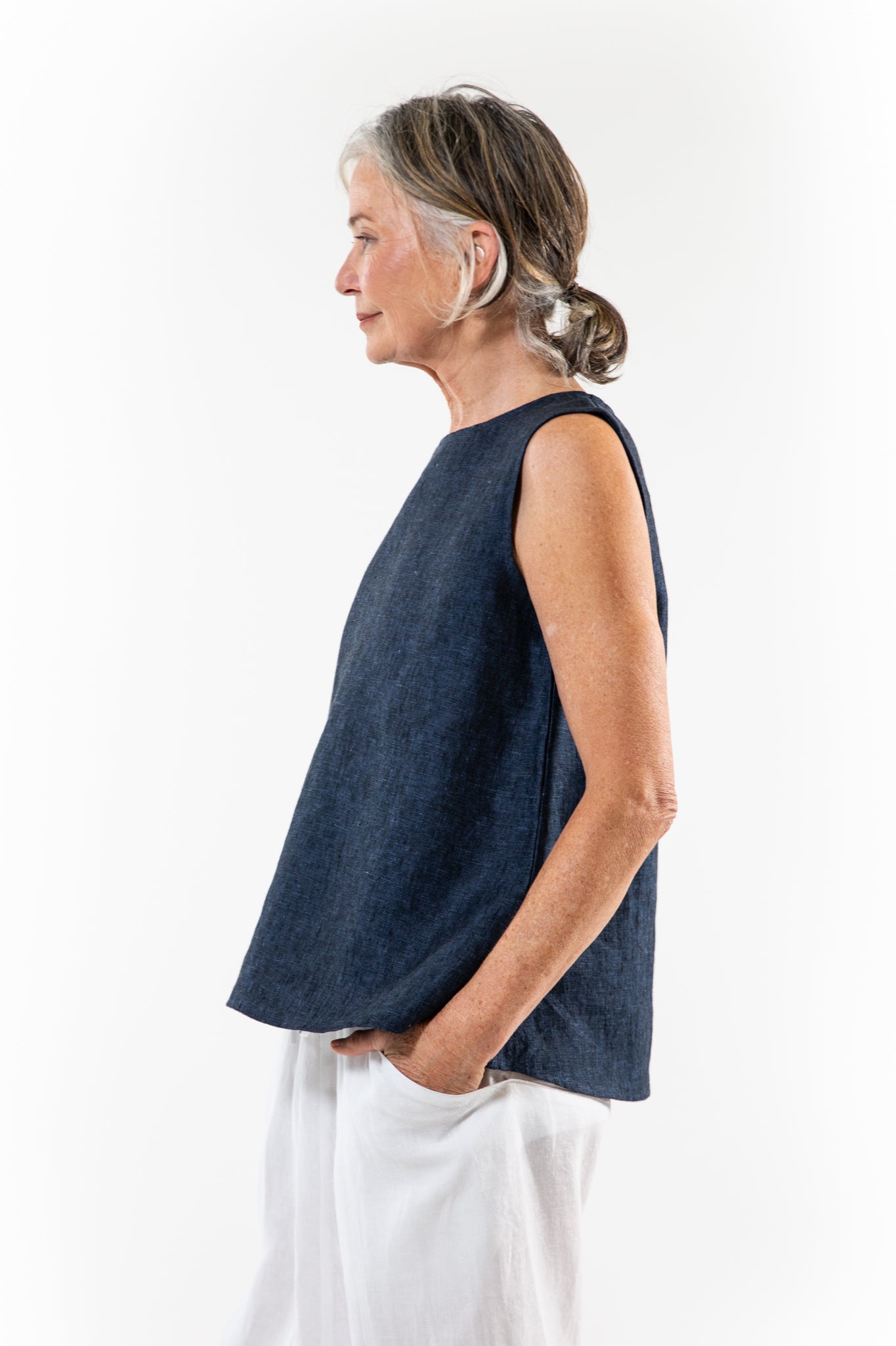 Mila Top | Navy