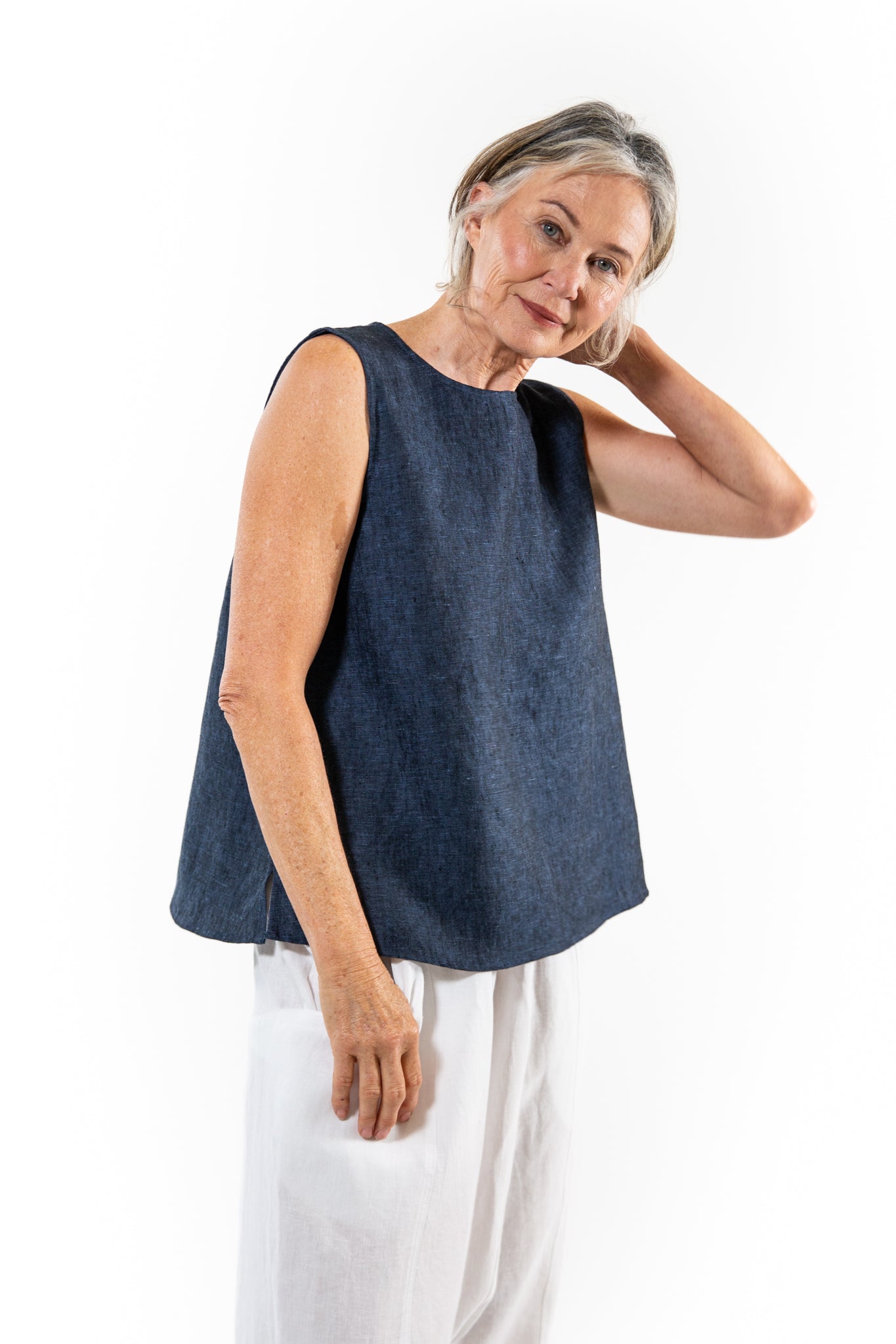 Mila Top | Navy