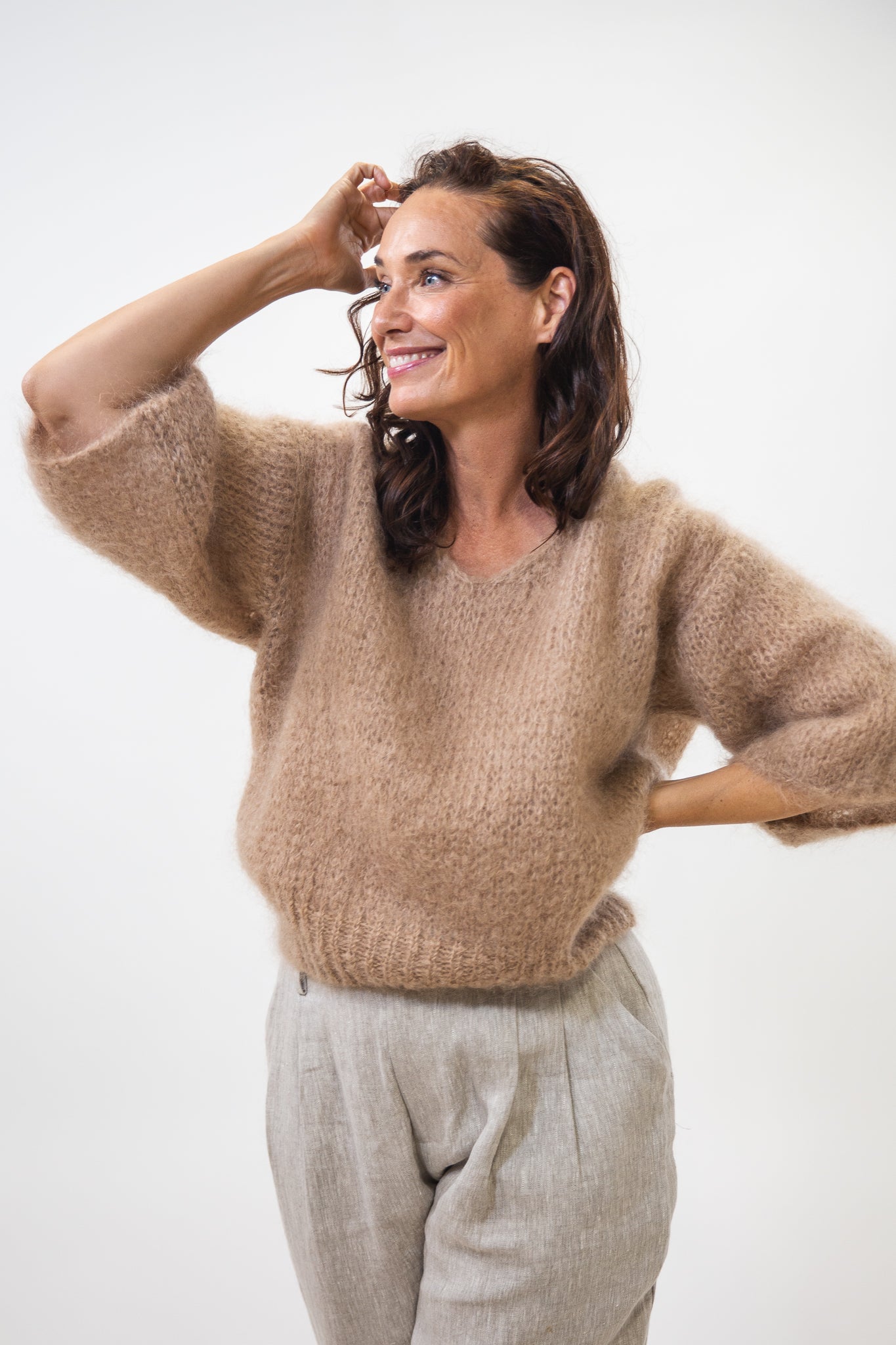 Miranda Pullover | Medium Brown