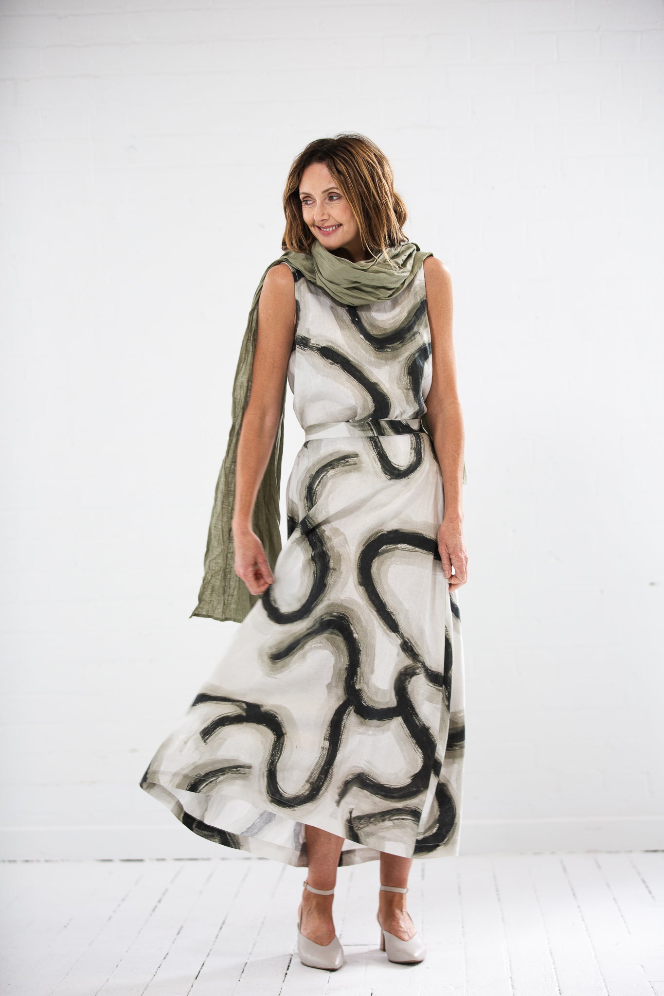 Obi Scarf | Silver Sage