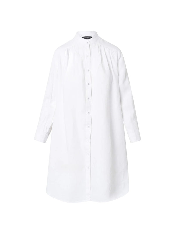 Ophelia Shirt Dress | White