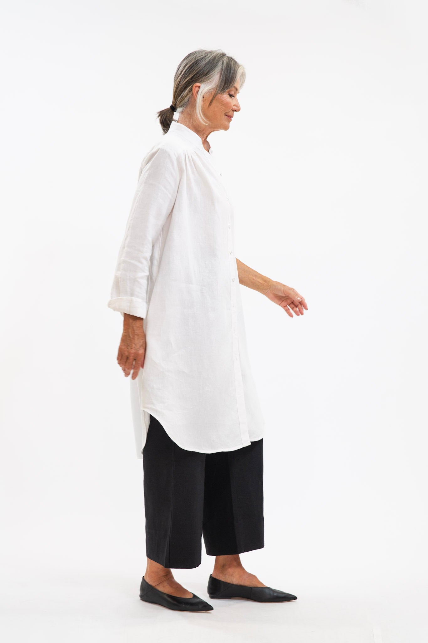 Ophelia Shirt Dress | White