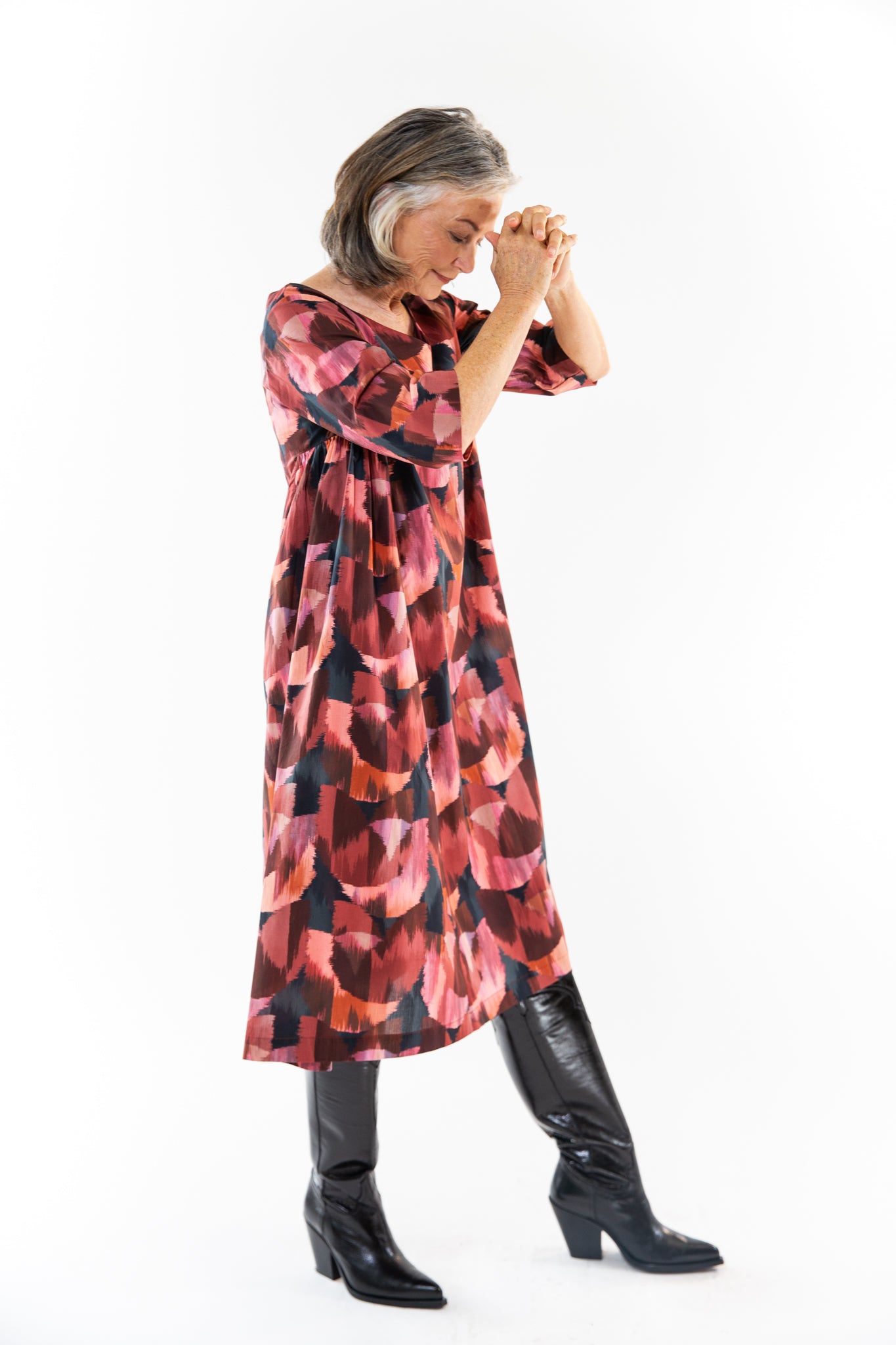 Ottie Dress | Ikat Tulip