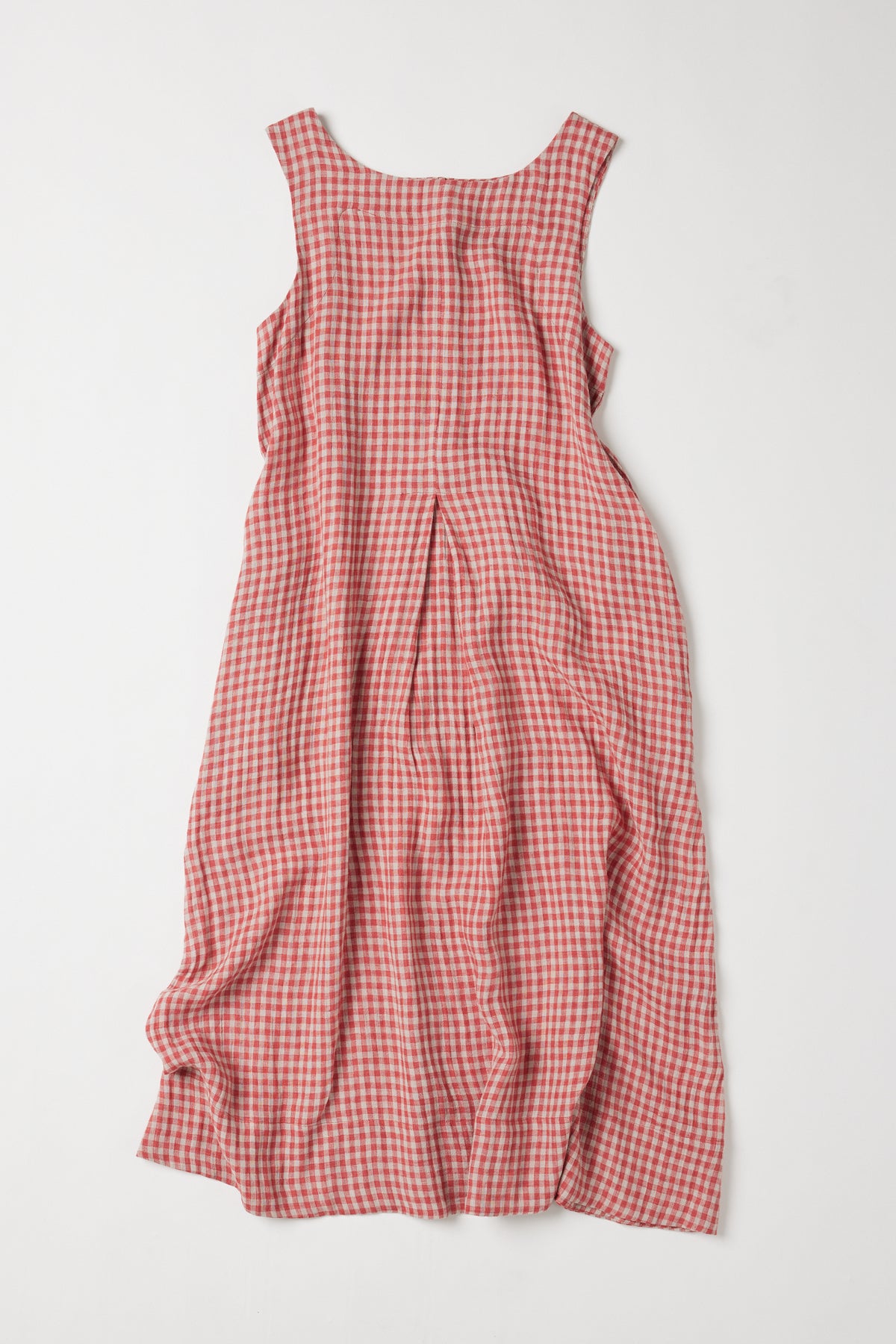 Paloma Sleeveless Dress | Burnt Sienna Gingham