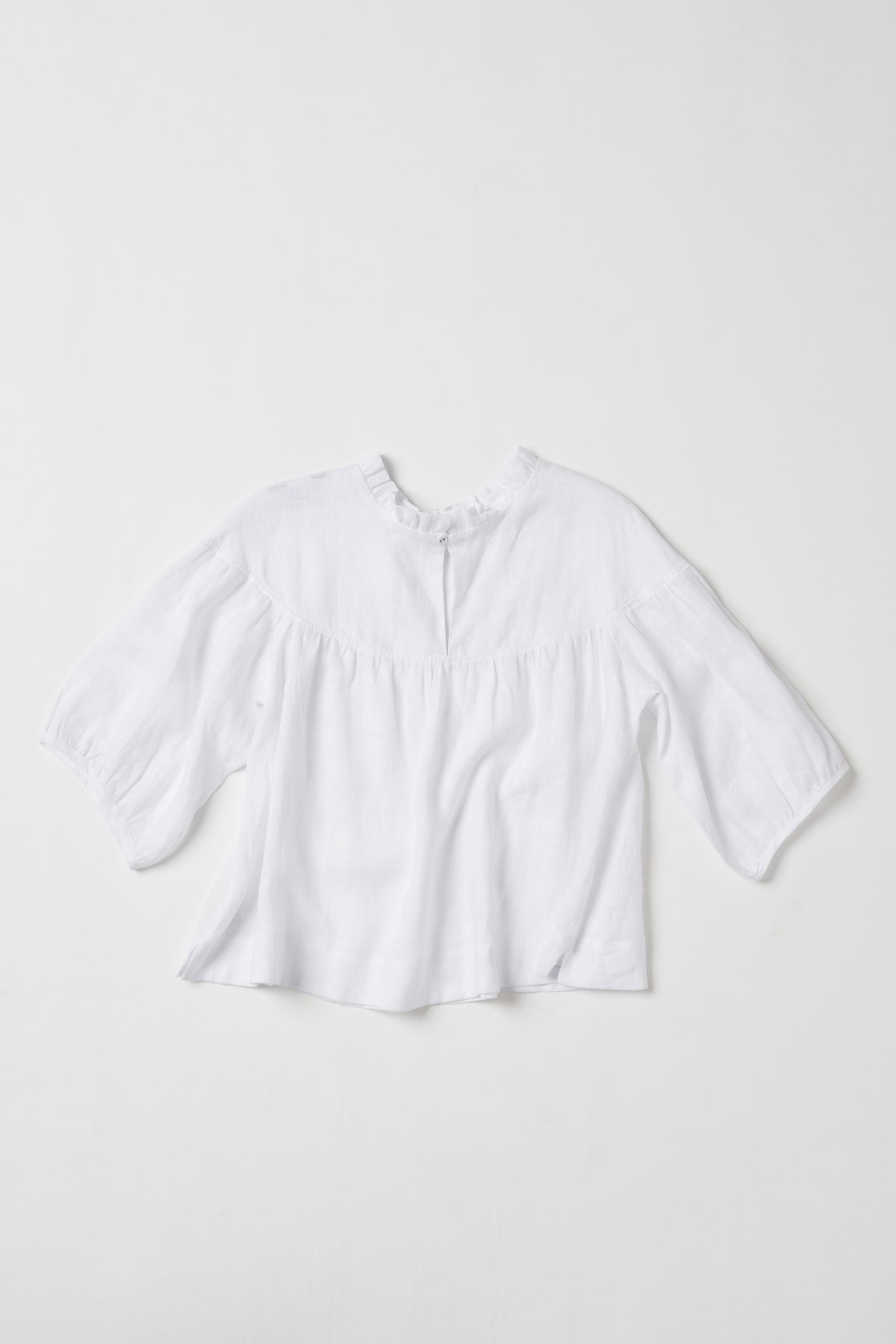 Peggie Puff Sleeve Blouse | White