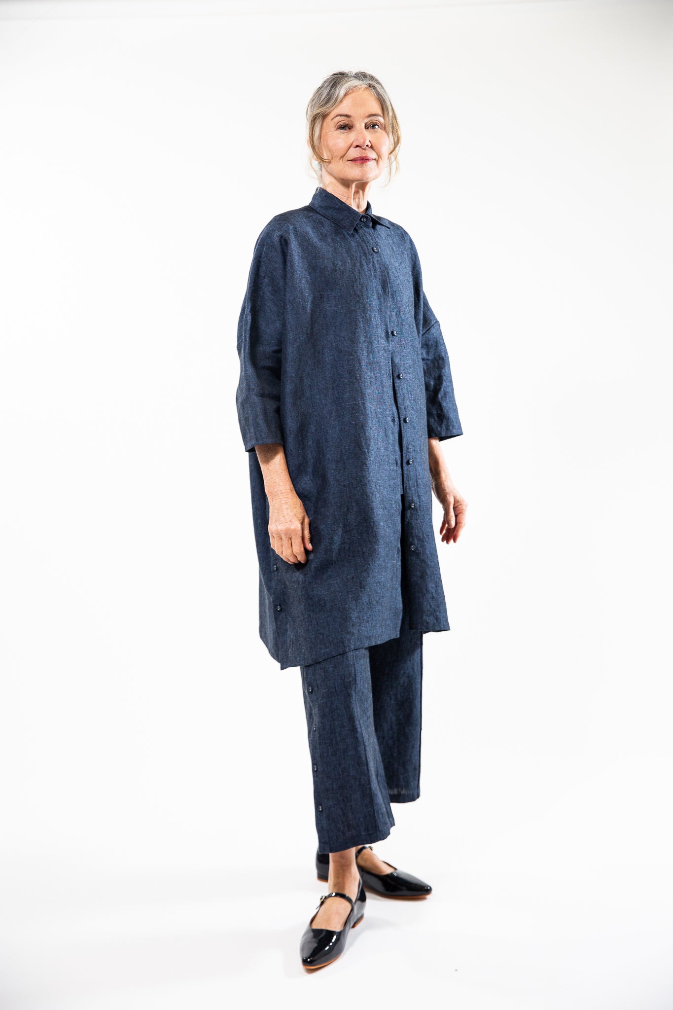 Pippi Shirt Dress | Navy