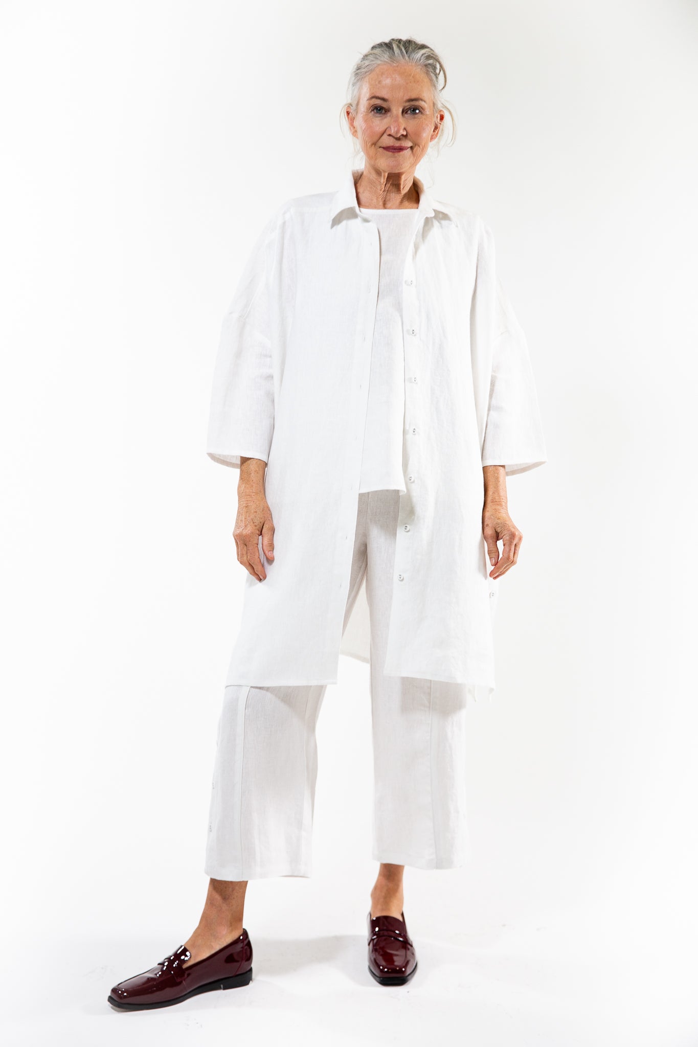 Pippi Shirt Dress | White