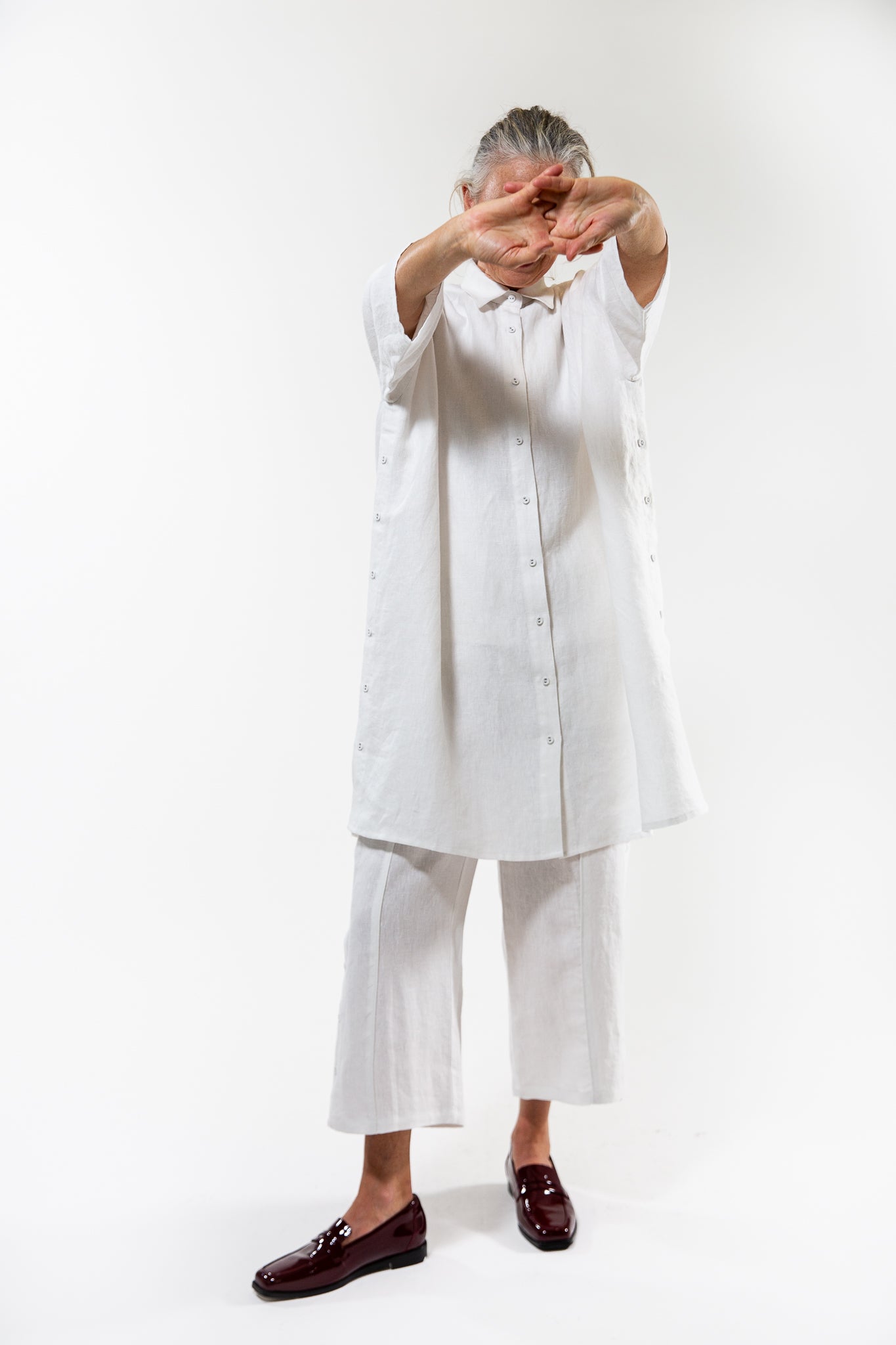 Pippi Shirt Dress | White