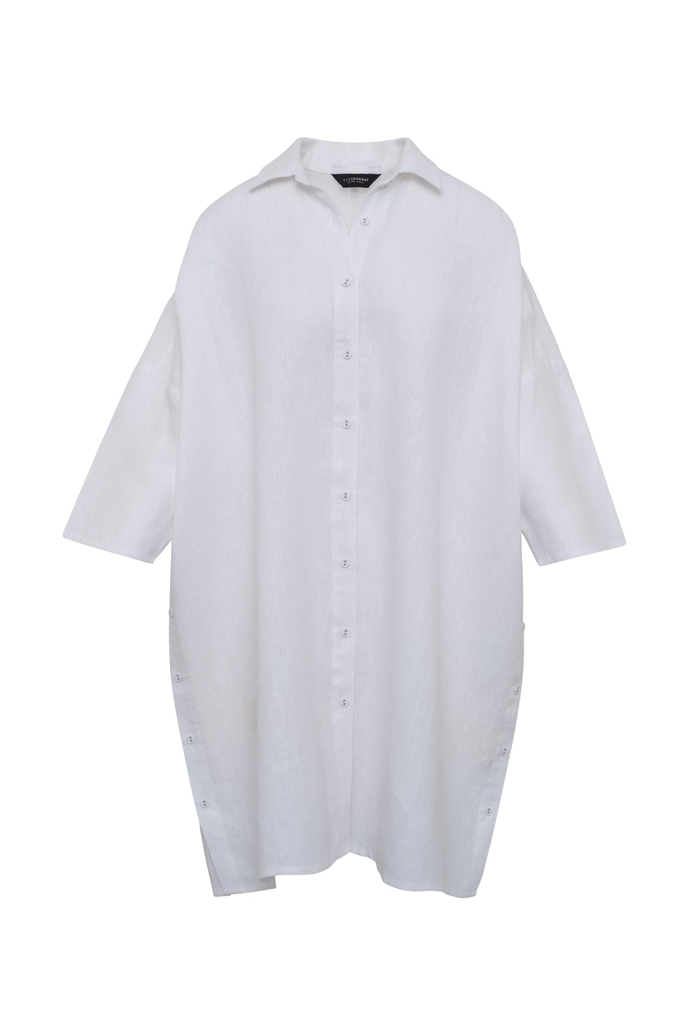 Pippi Shirt Dress | White