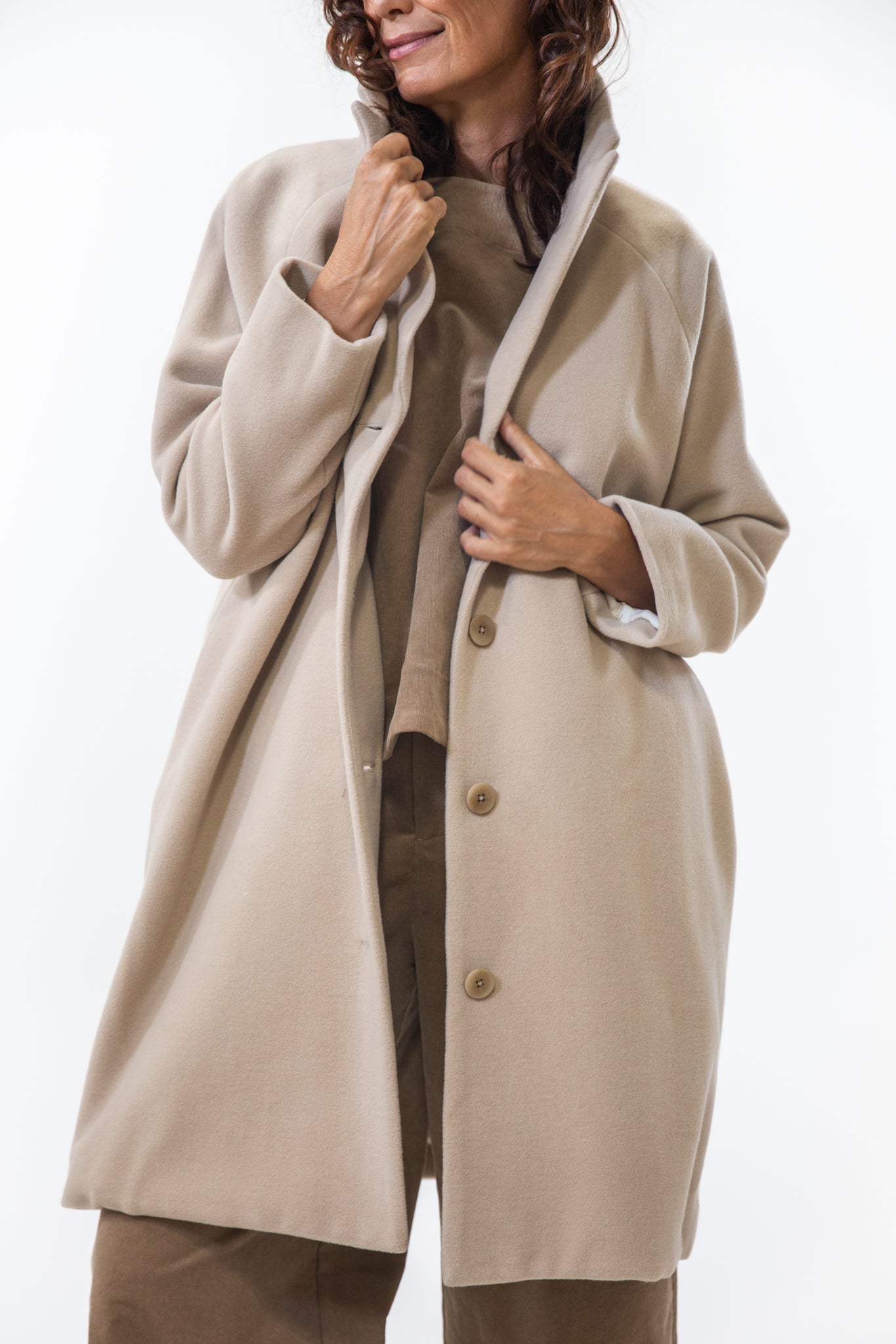Rhys Coat | Biscuit