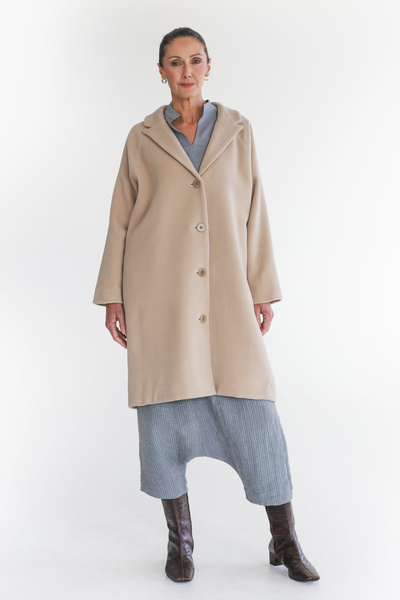 Rhys Coat | Biscuit