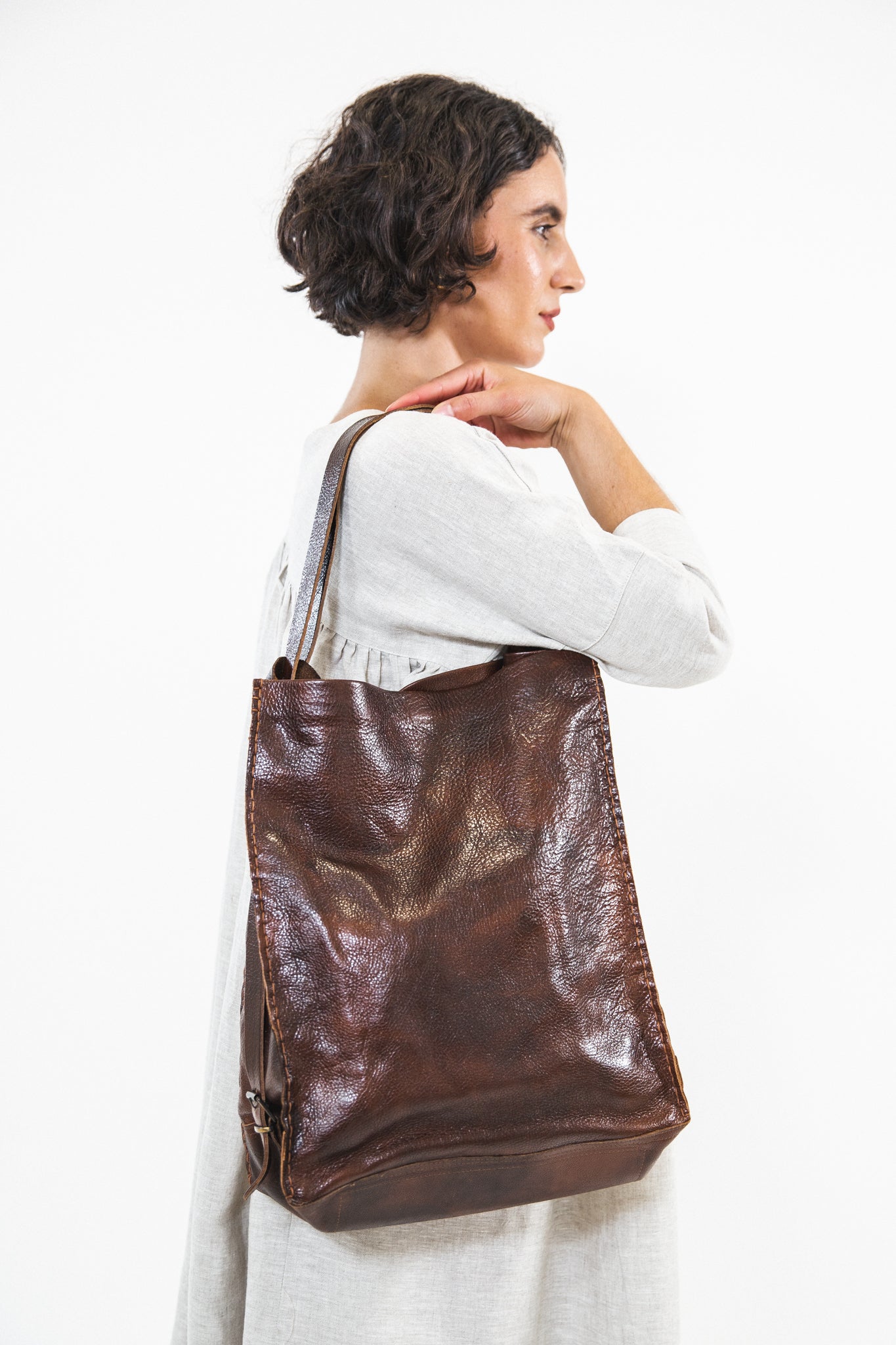 Ink Olives | Roma Backpack | Chocolate