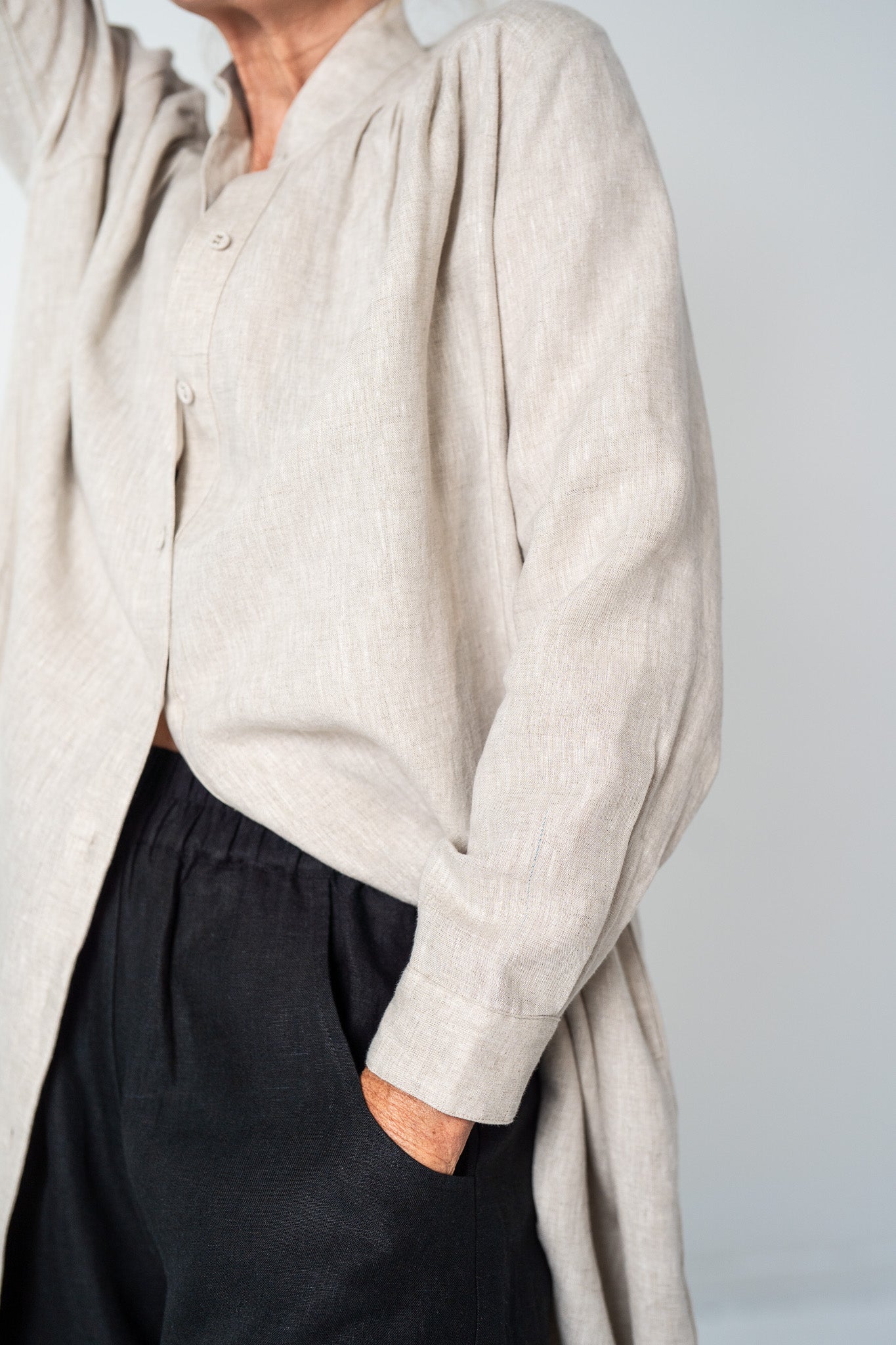 Ophelia Shirt Dress | Neutral