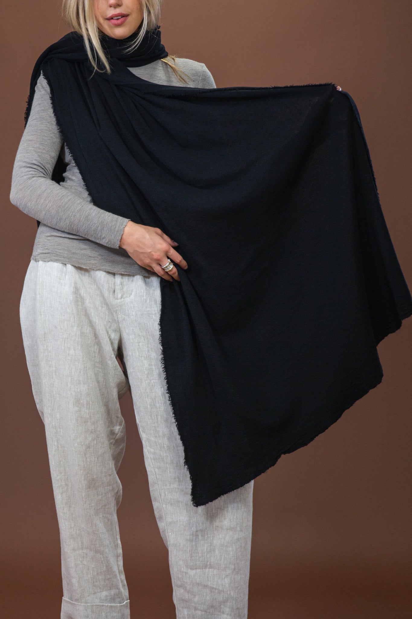 Merino Scarf | Black