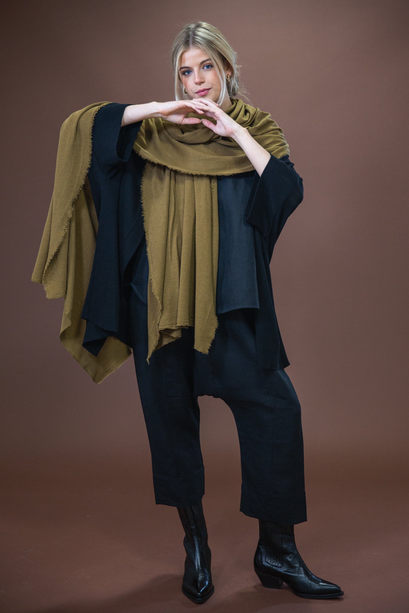 Merino Scarf | Bronze