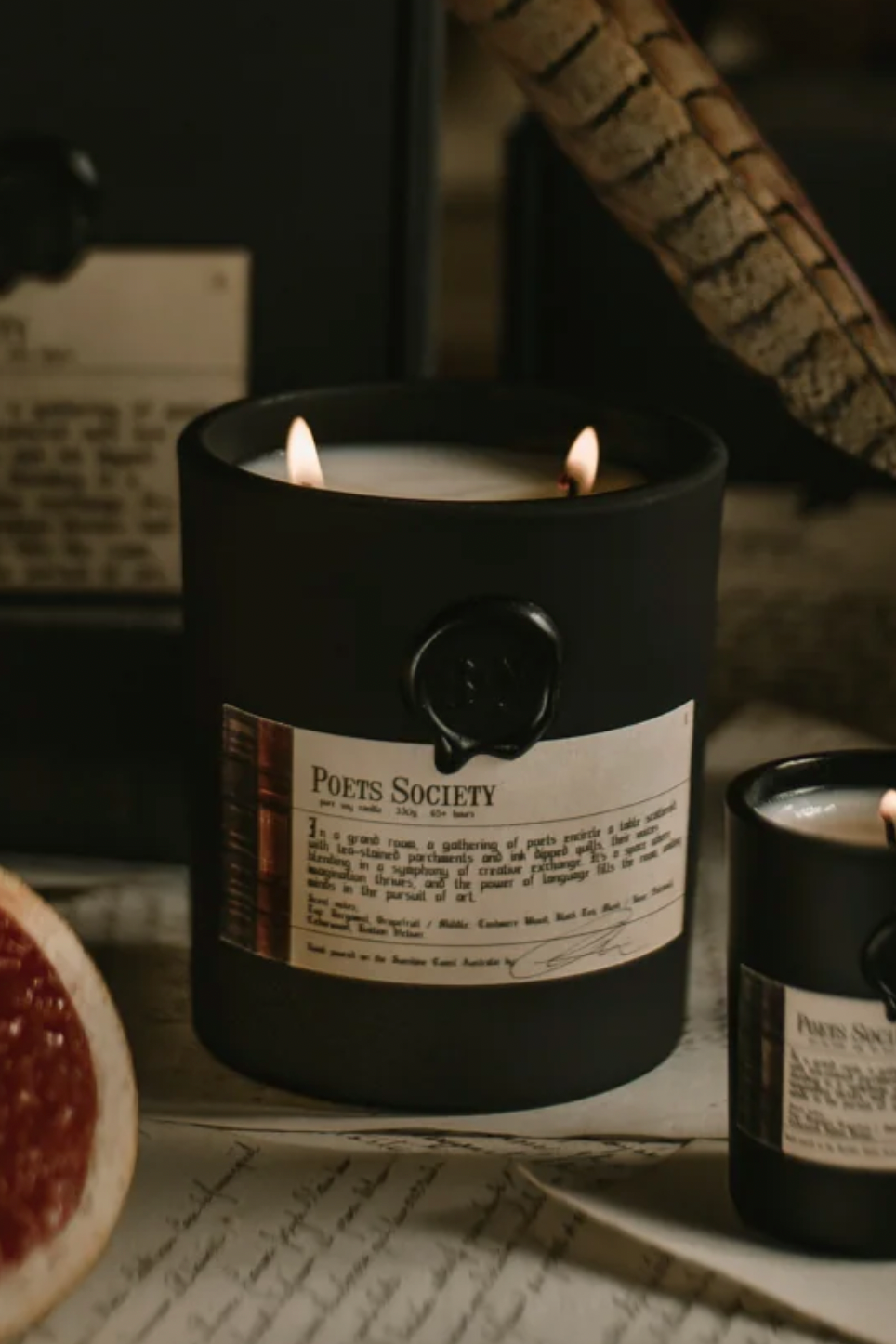 Blanc & Nero | The Poets Society Candle
