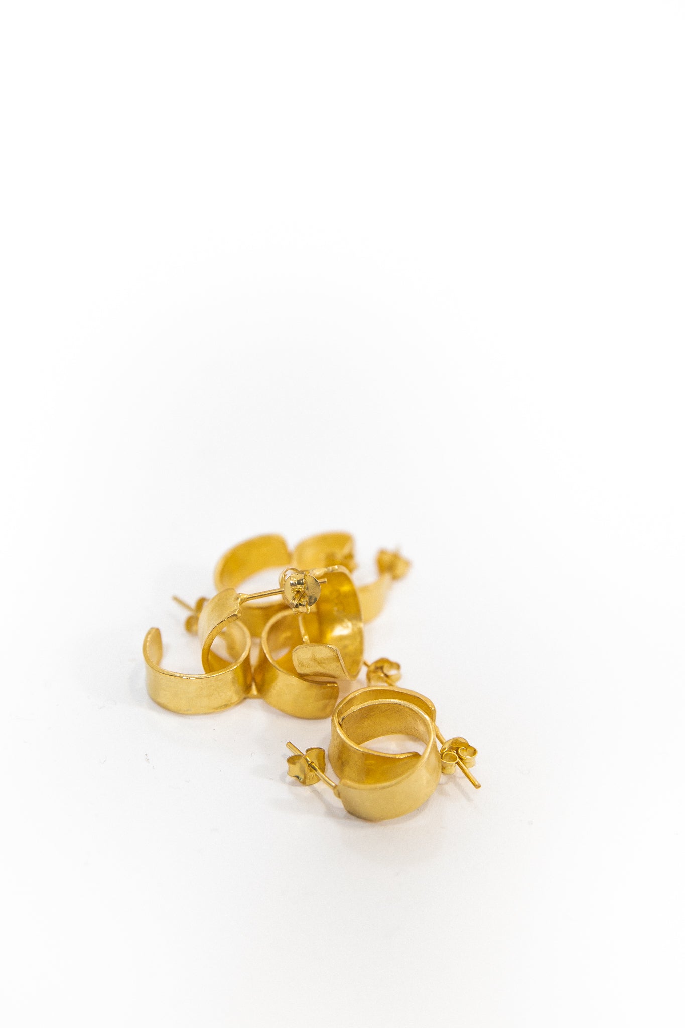 EWA Tribal | Small Hoops | Gold