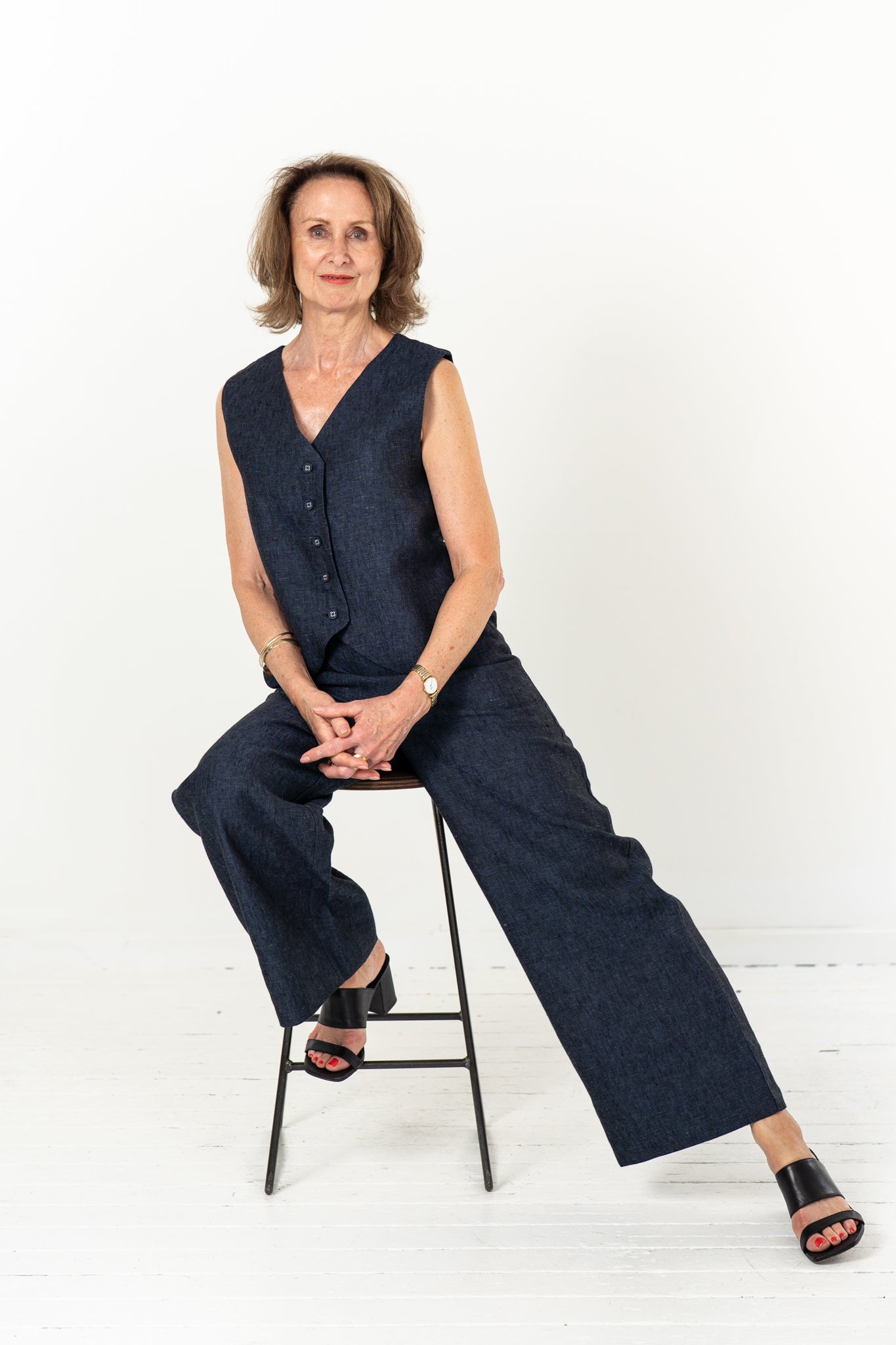Solange Vest | Navy
