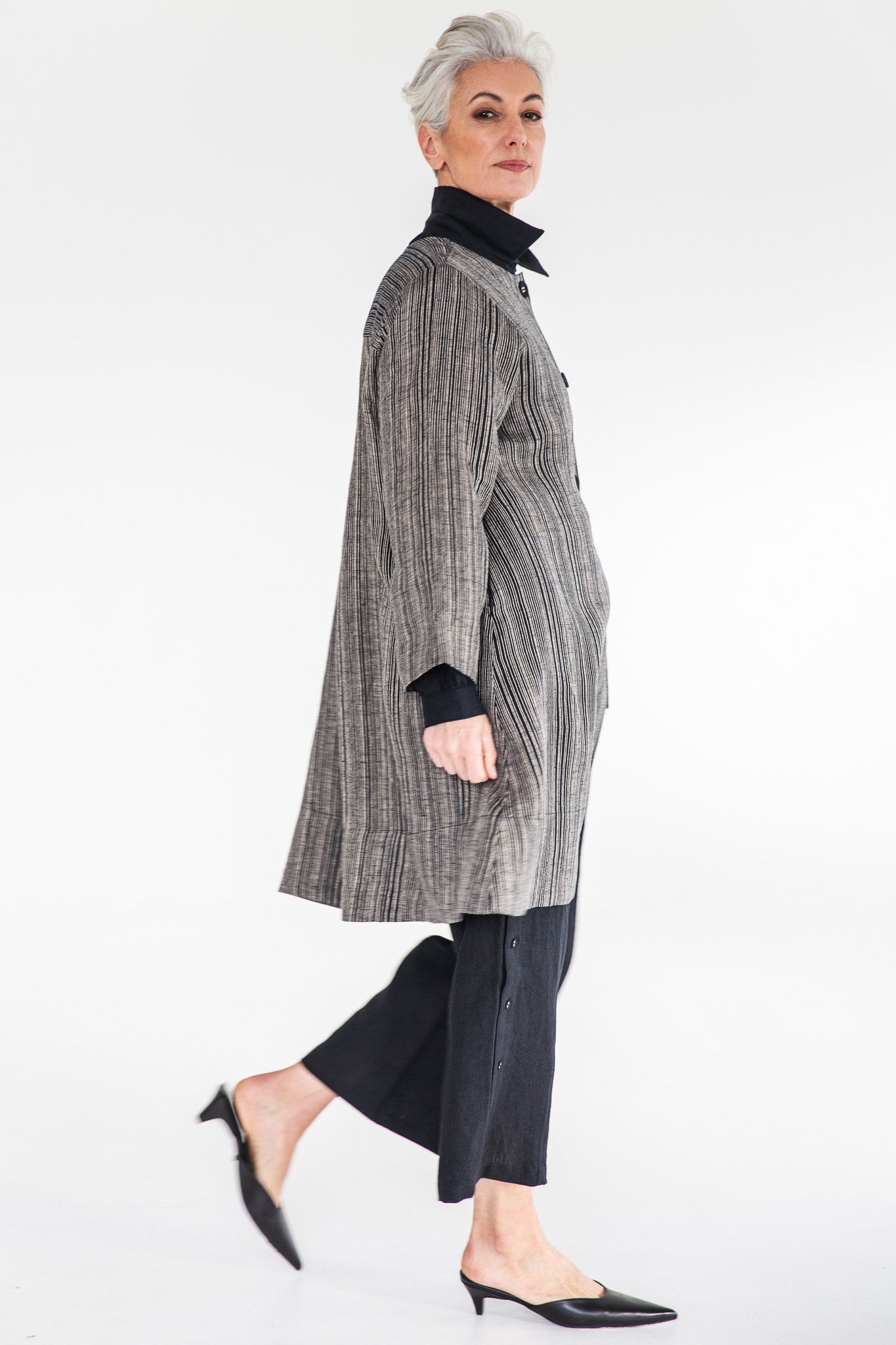 Rosalie Jacket | Raven Stripe