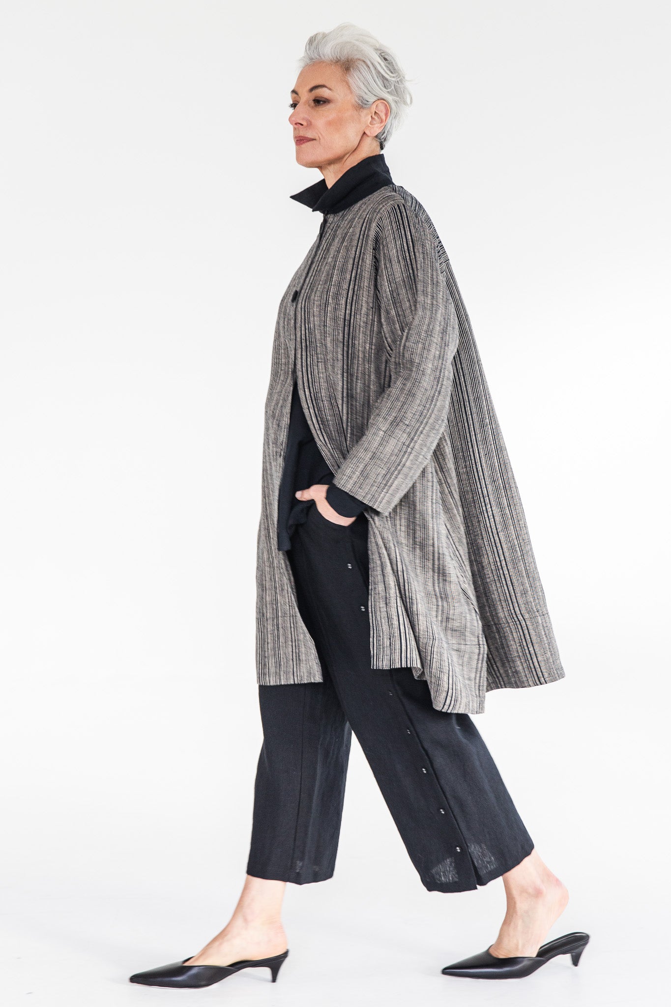 Rosalie Jacket | Raven Stripe