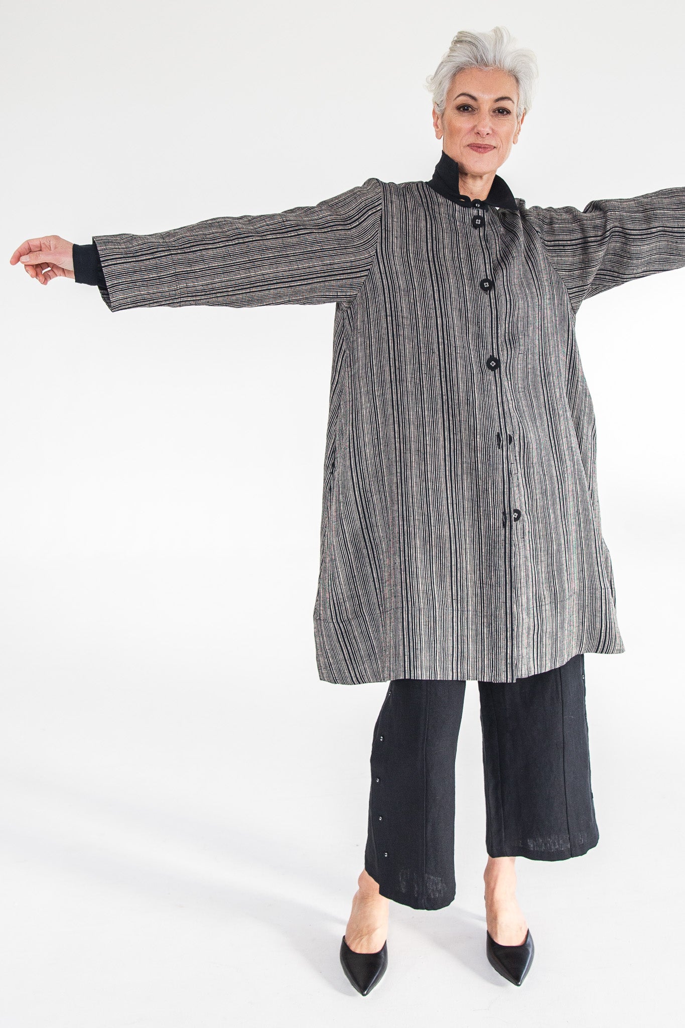 Rosalie Jacket | Raven Stripe