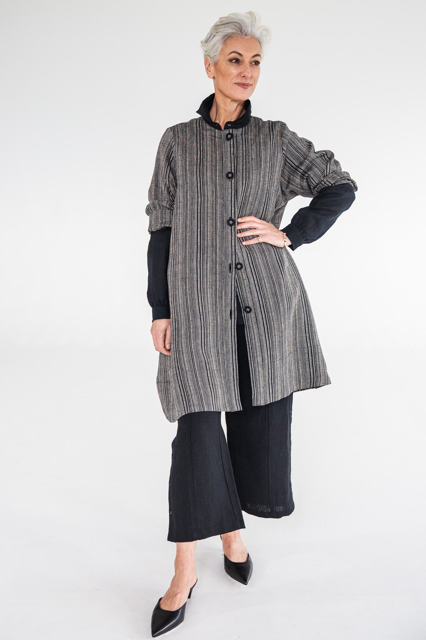 Rosalie Jacket | Raven Stripe