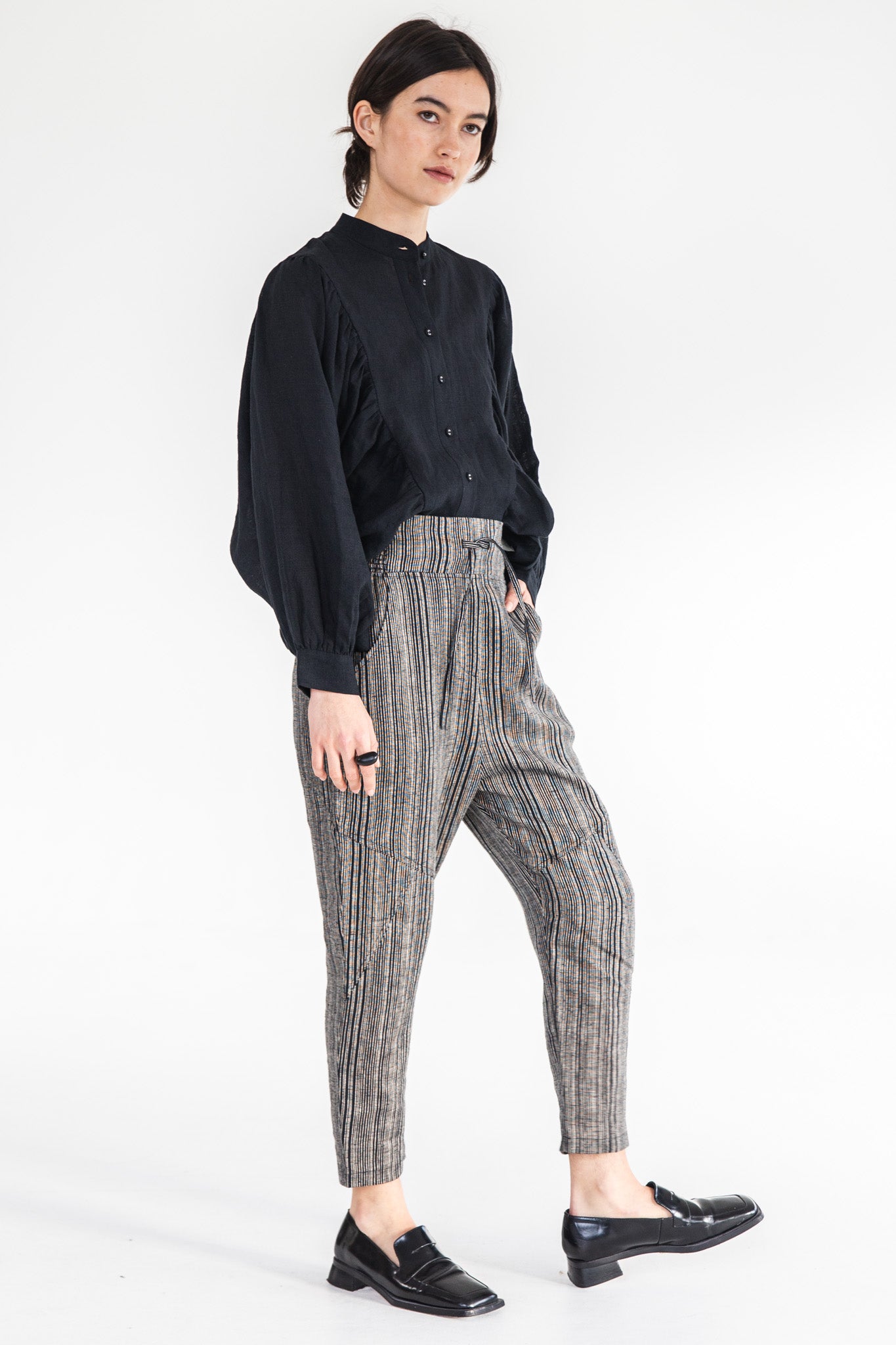 Clover Pant | Raven Stripe