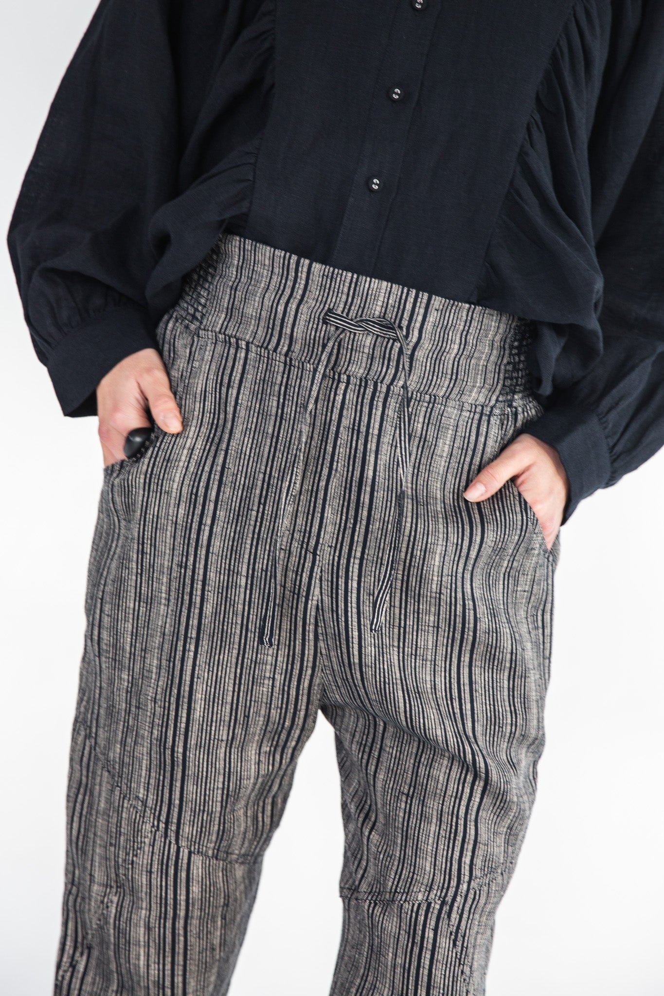 Clover Pant | Raven Stripe