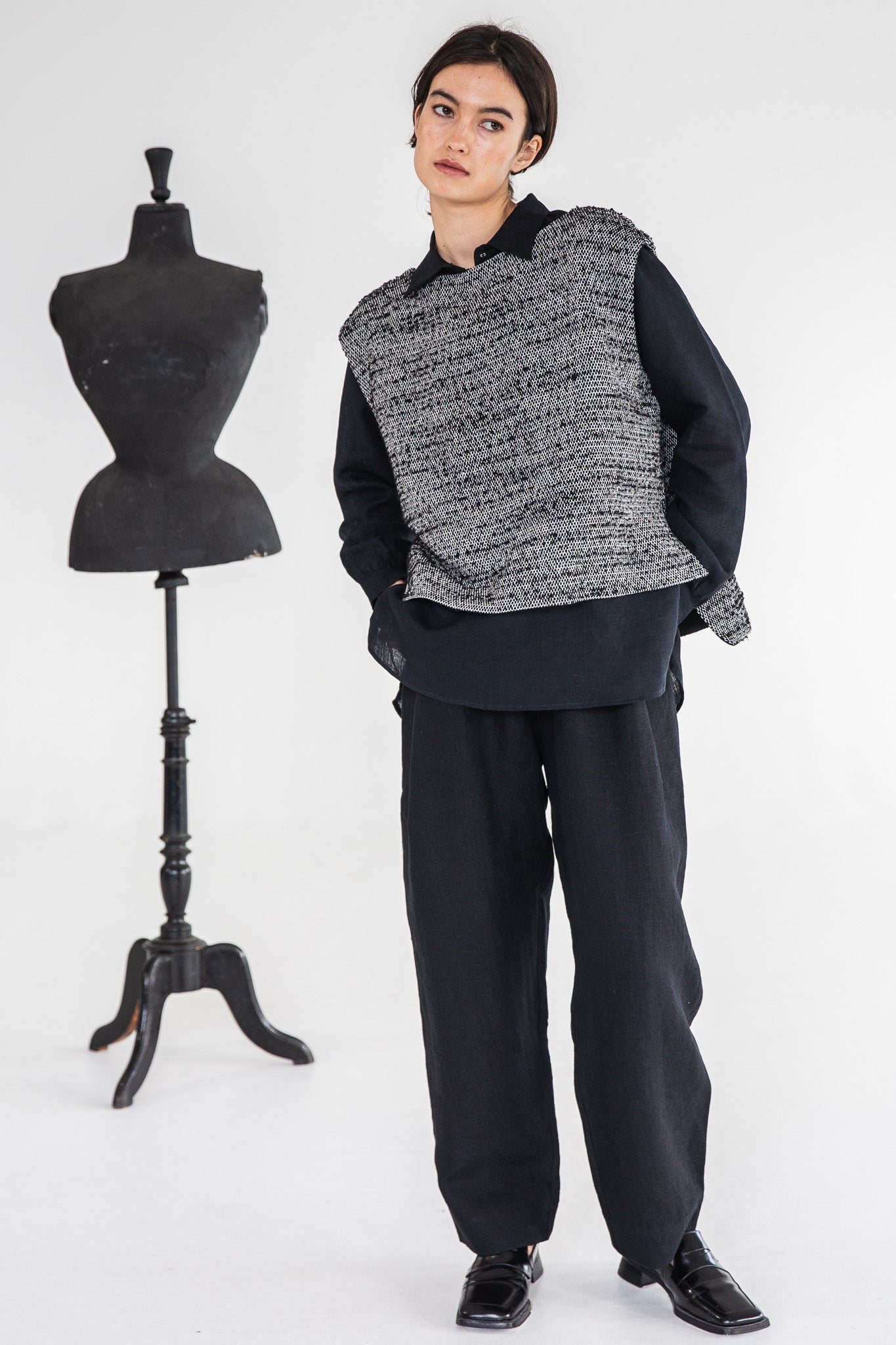 Mason Vest | Mottled Boucle