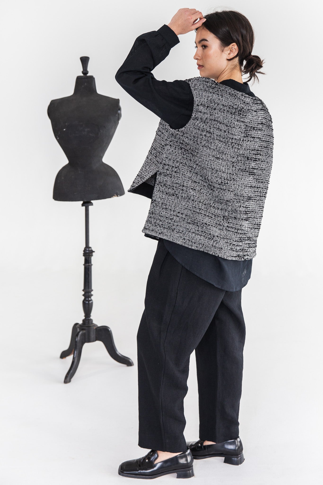 Mason Vest | Mottled Boucle