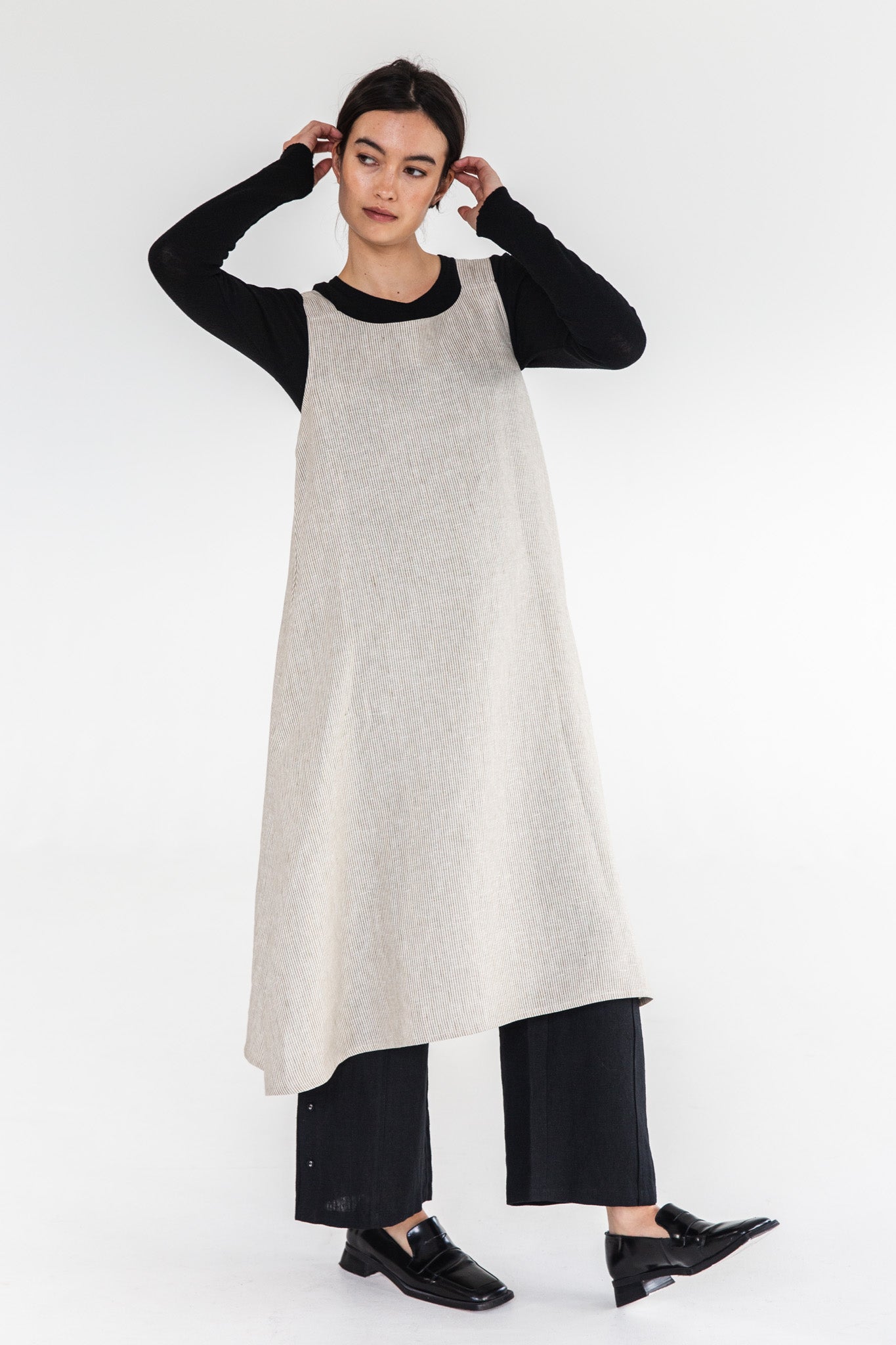 Eliza Dress | Acorn Stripe