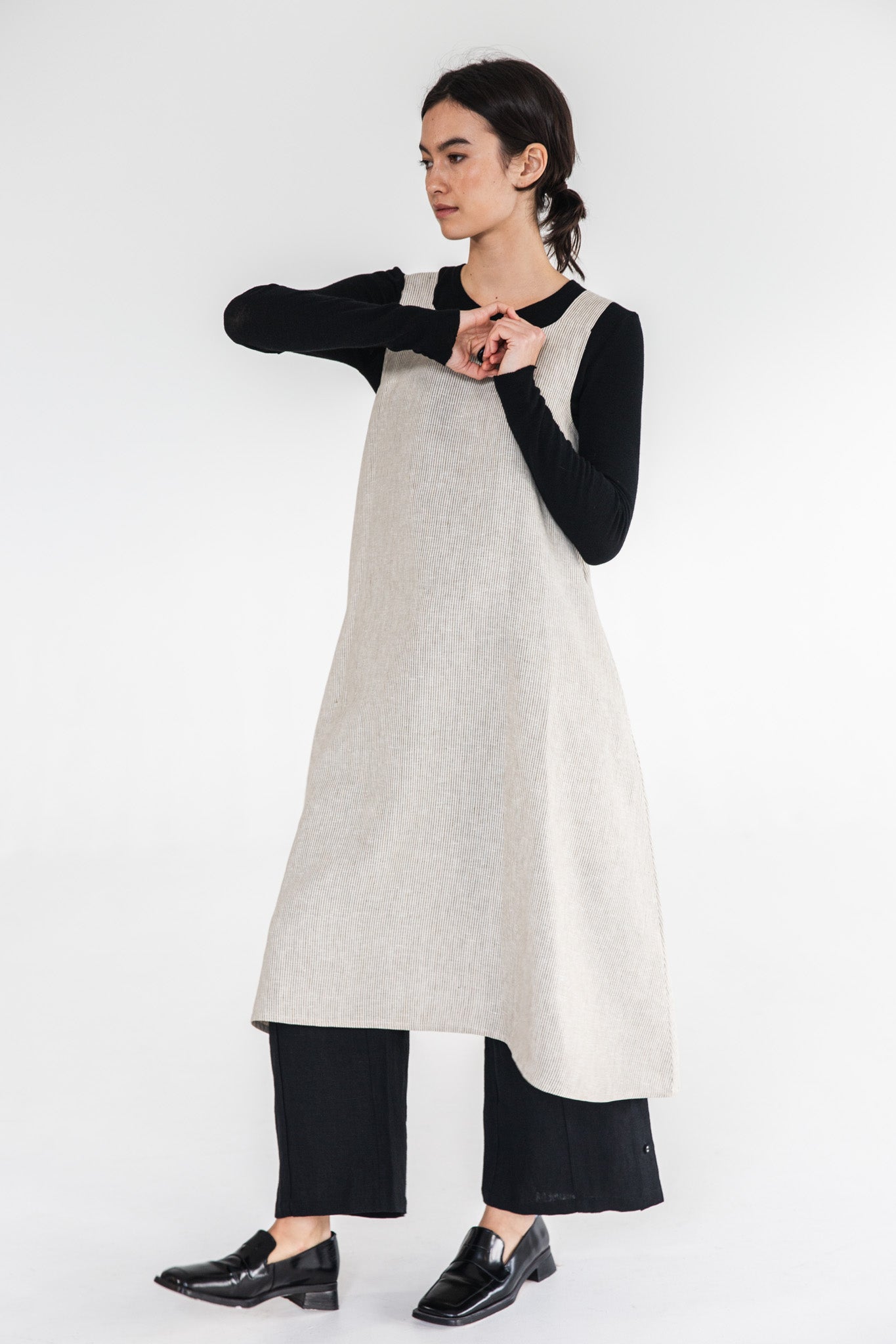 Eliza Dress | Acorn Stripe