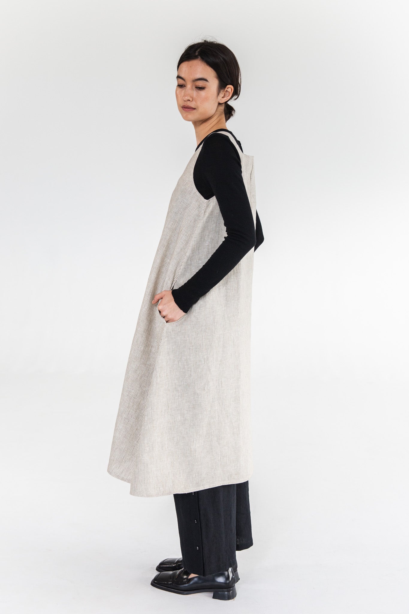 Eliza Dress | Acorn Stripe
