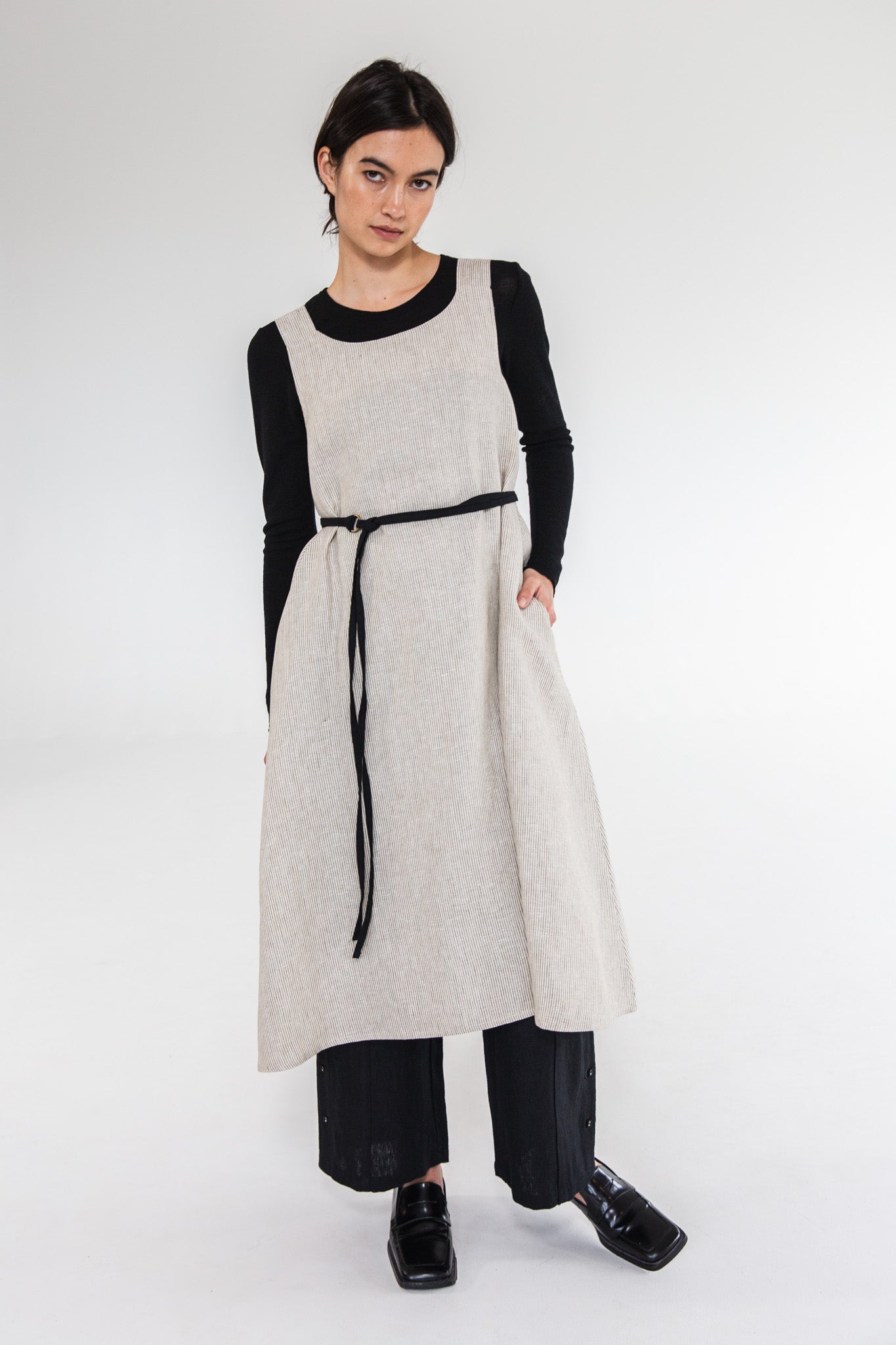 Eliza Dress | Acorn Stripe