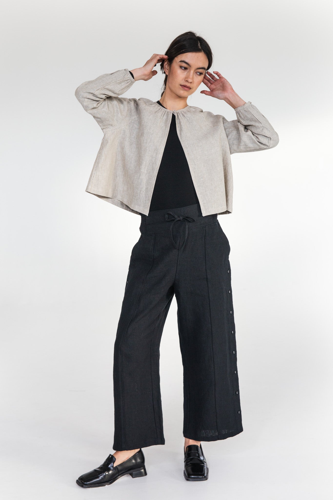 Glenda Jacket | Acorn Stripe