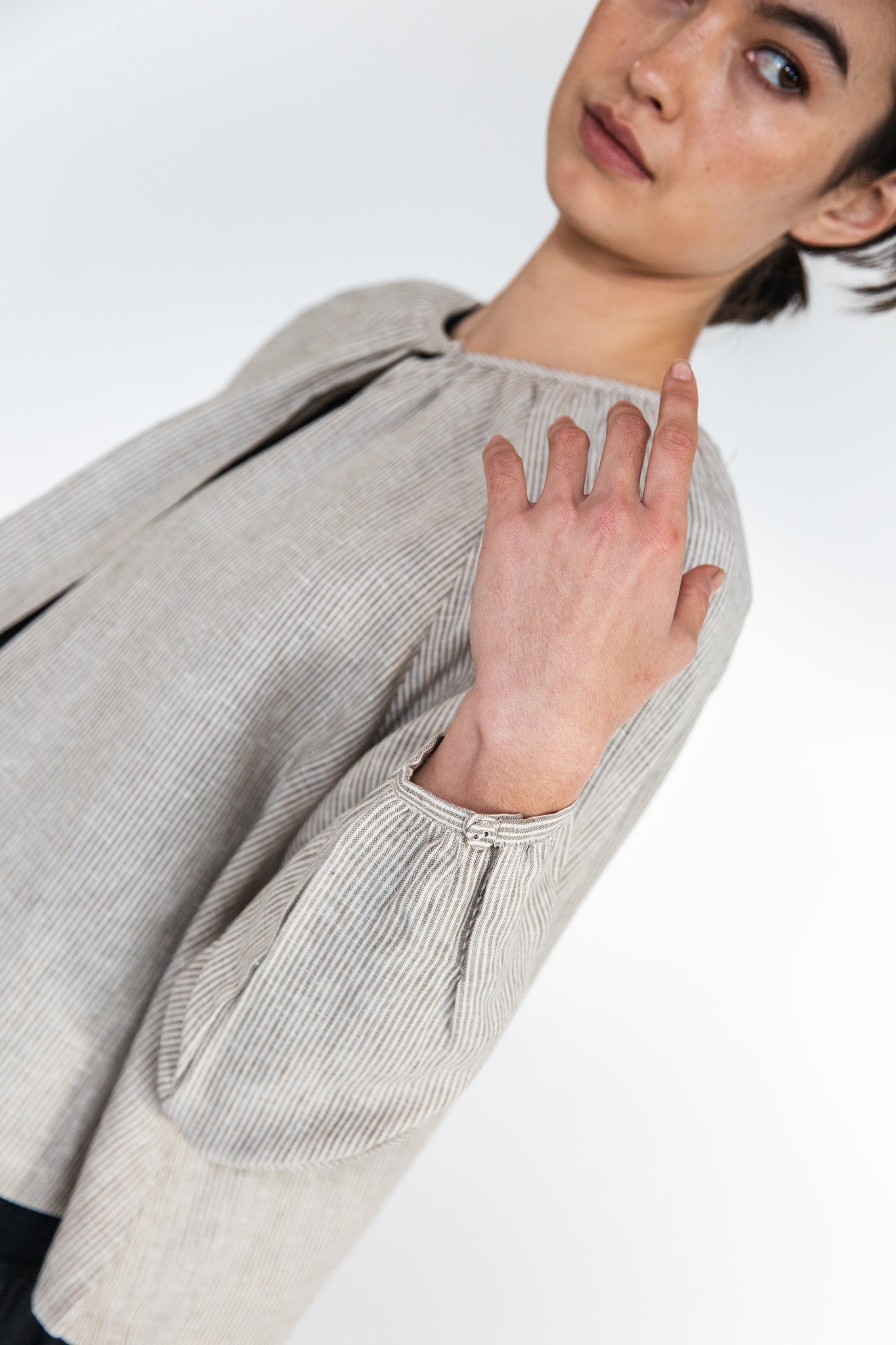 Glenda Jacket | Acorn Stripe