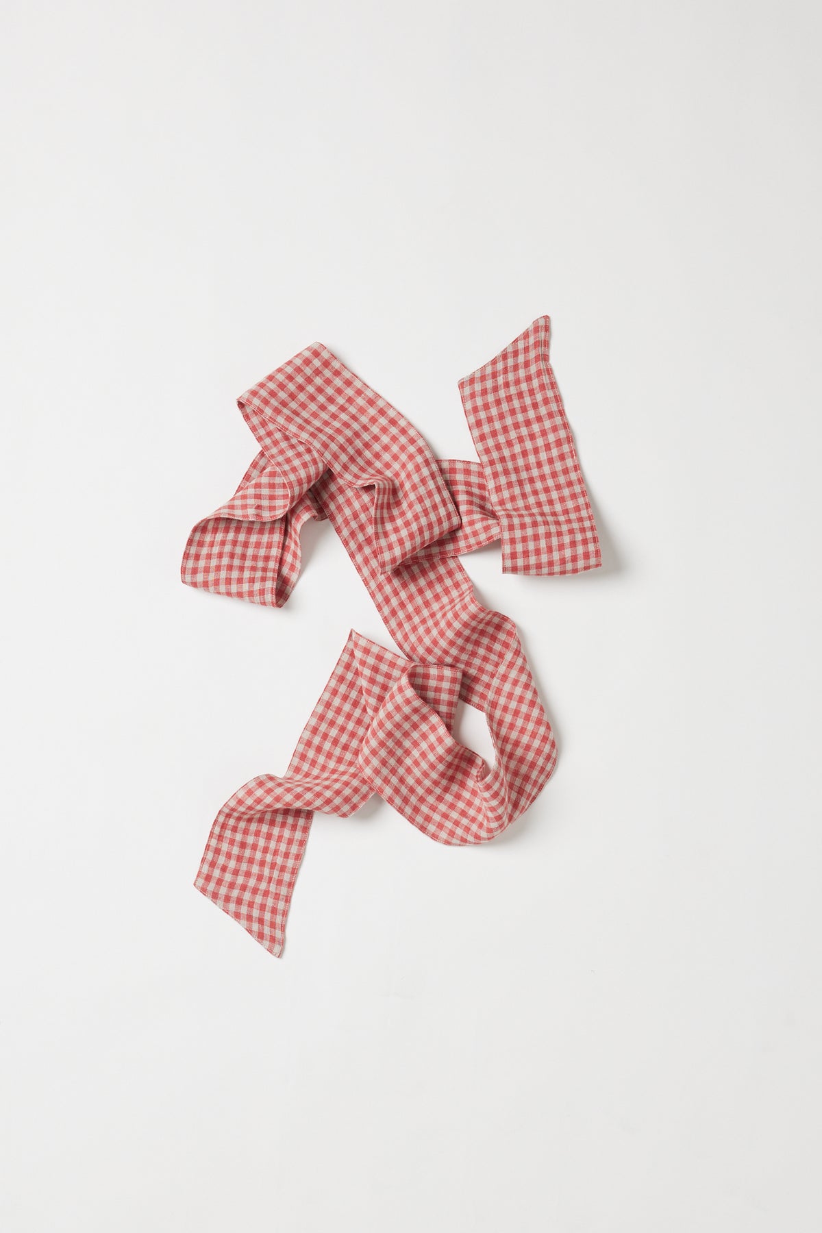 Tie Belt | Burnt Sienna Gingham