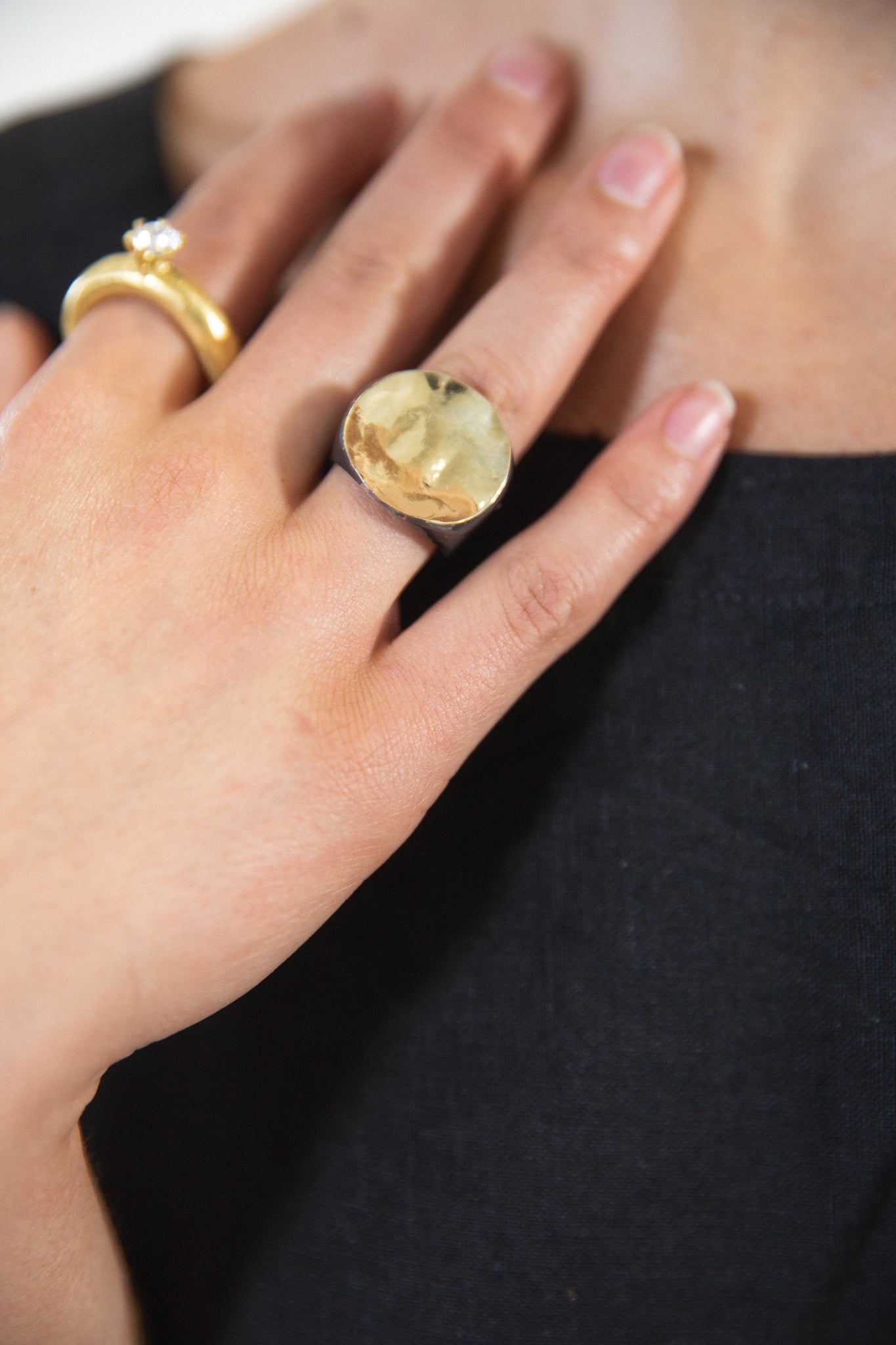 Ewa Jewelry | Turama Ring | Silver & Gold