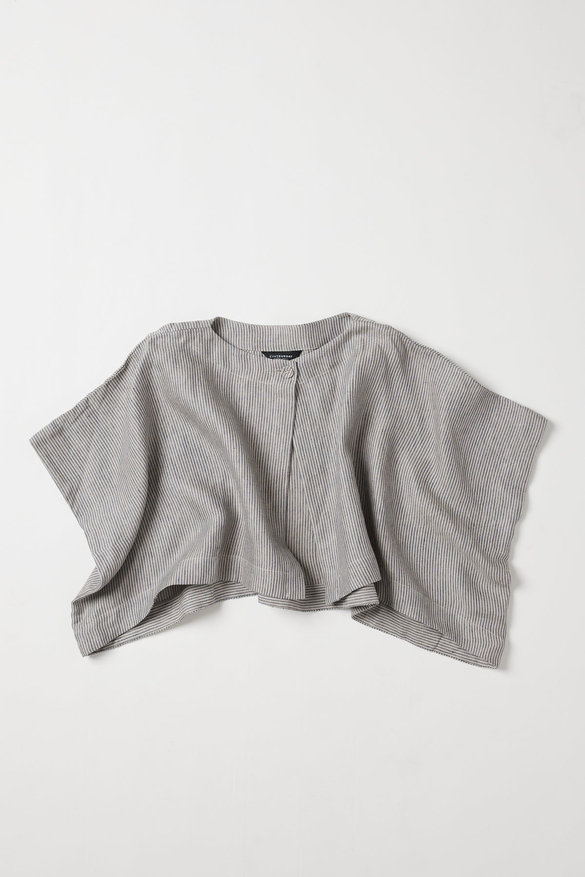 Tussie Capelet | Chambray Stripe