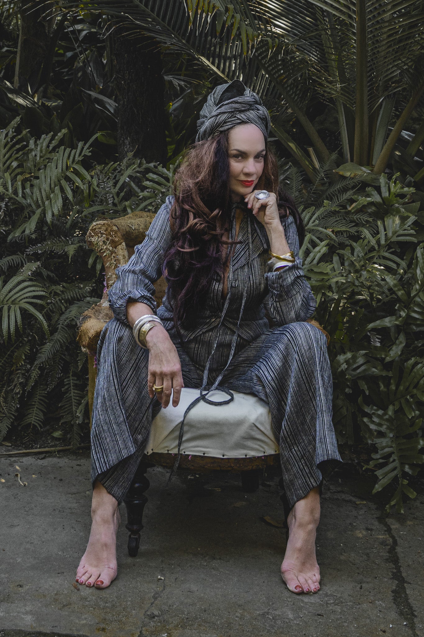 Bowie Pant | Raven Stripe