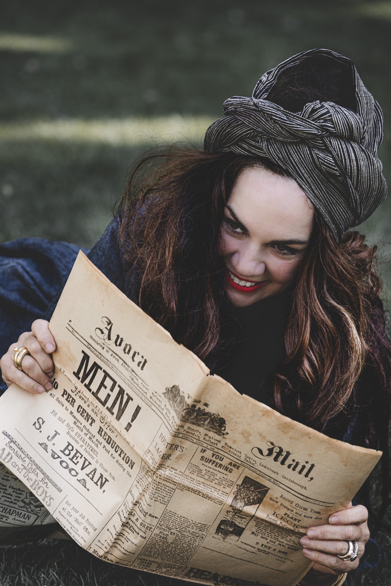 Obi Scarf | Raven Stripe