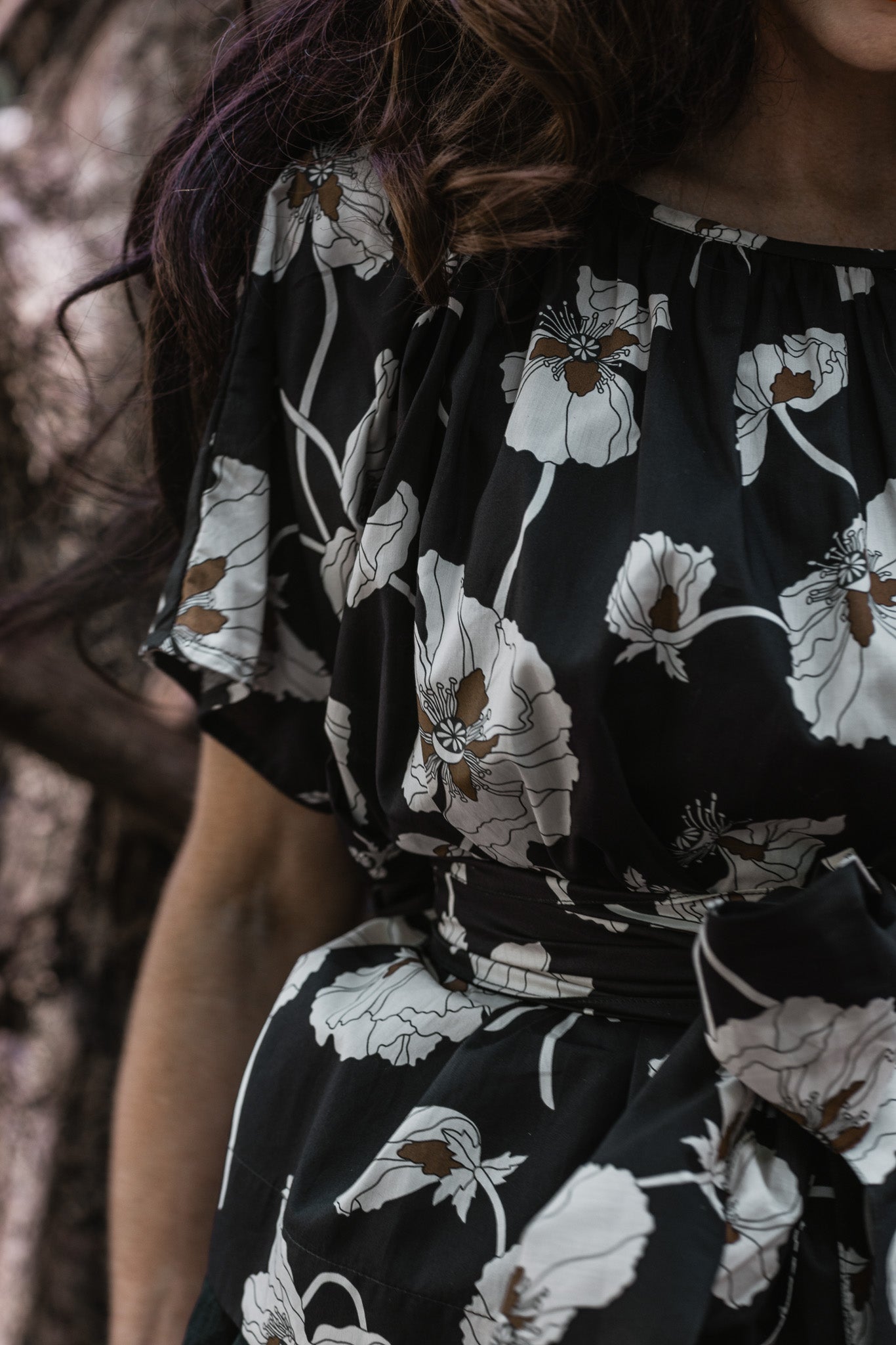 Poppy Top | Fragile Bloom Liberty