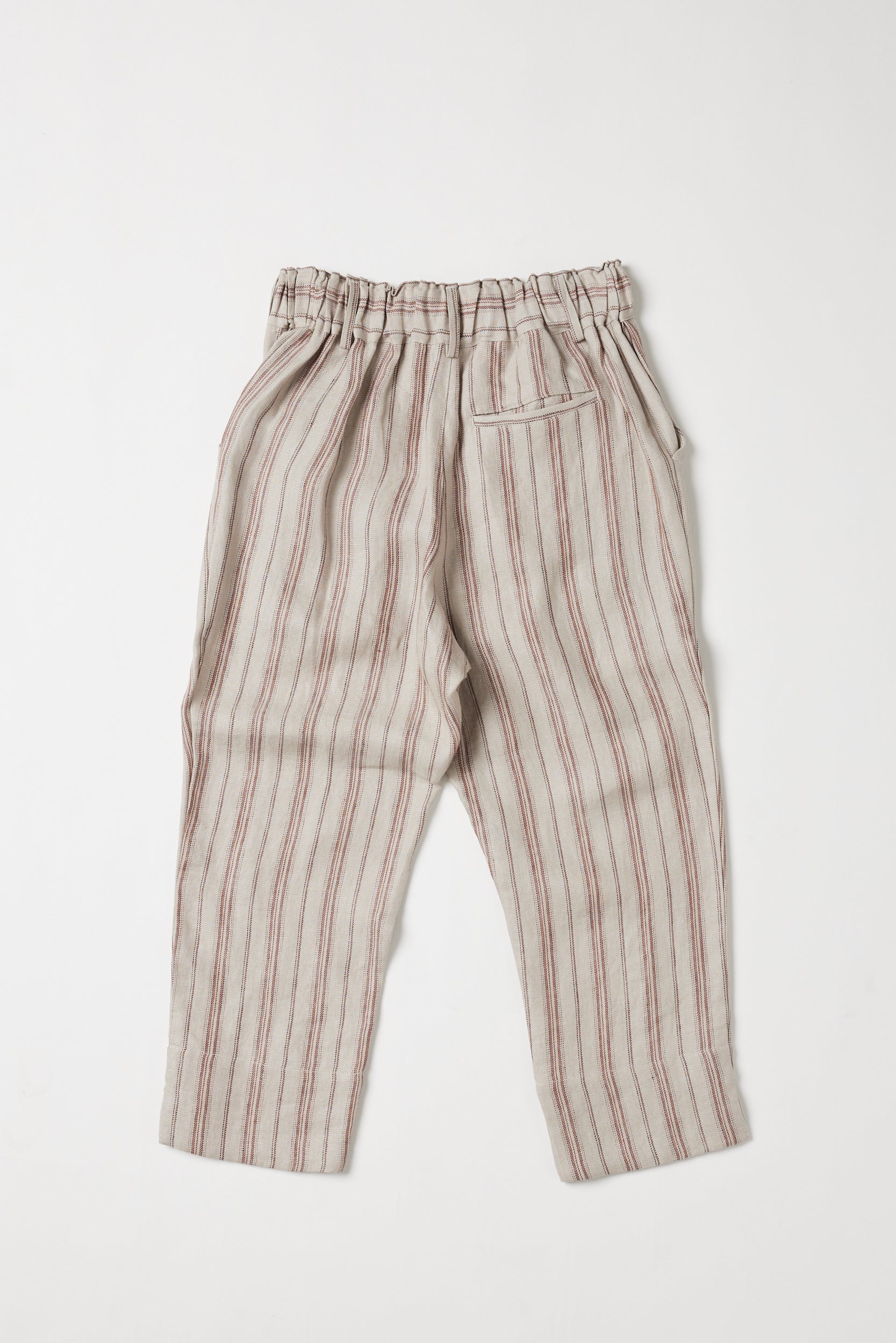 Walter Cropped Pant | Brick Stripe