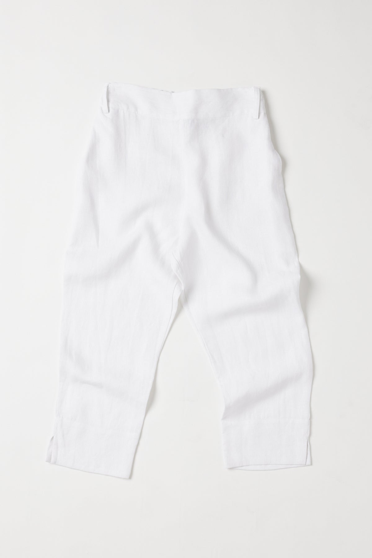 Walter Cropped Pant | White
