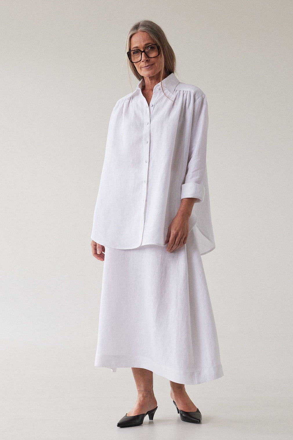 Alba Skirt | White