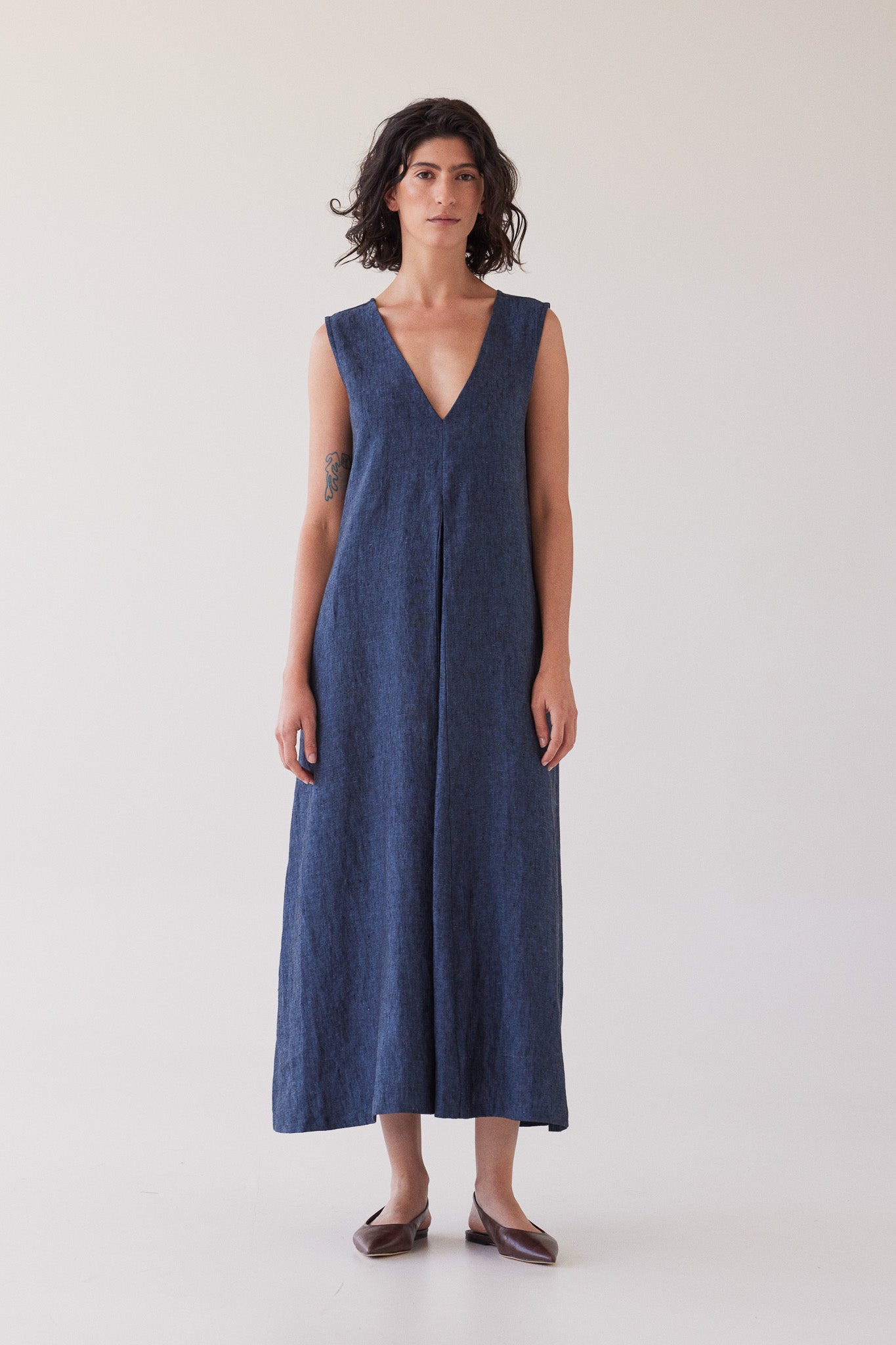Albert Reversible Dress | Navy