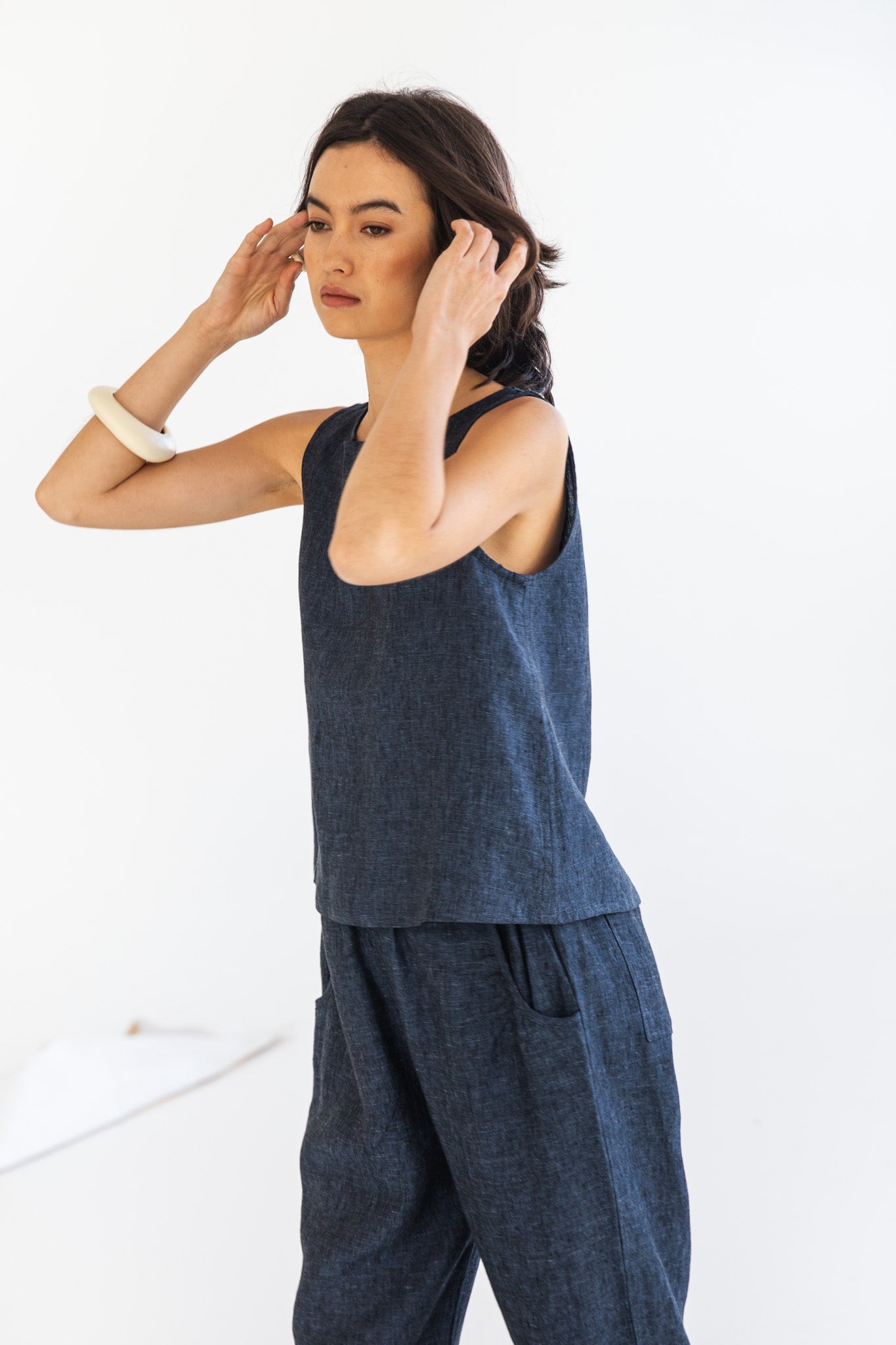 Asher Singlet | Navy