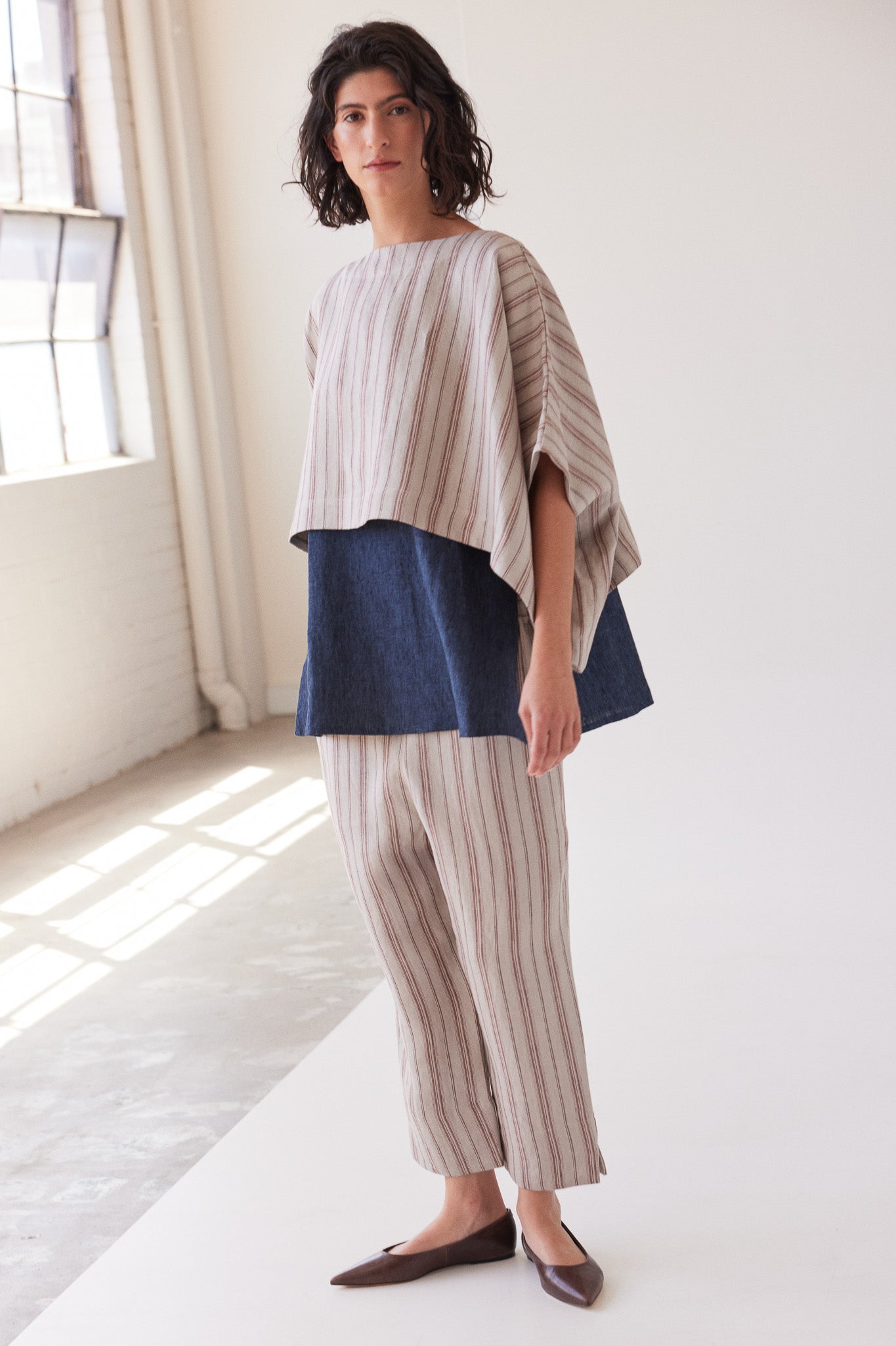 Asher Sleeveless Top | Navy