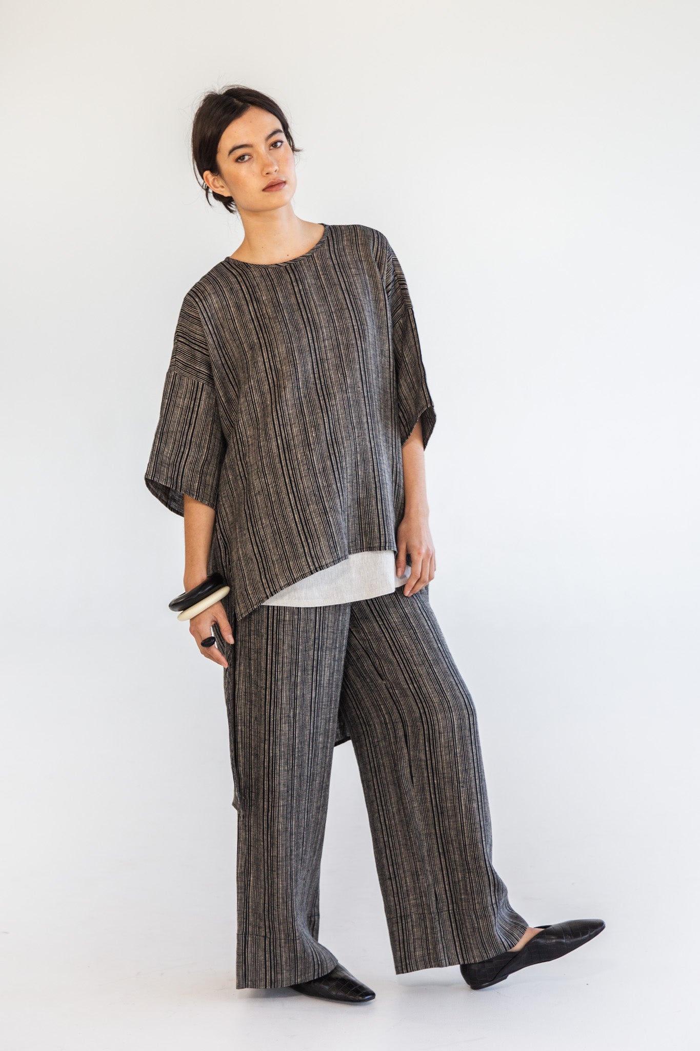 Bowie Pant | Raven Stripe