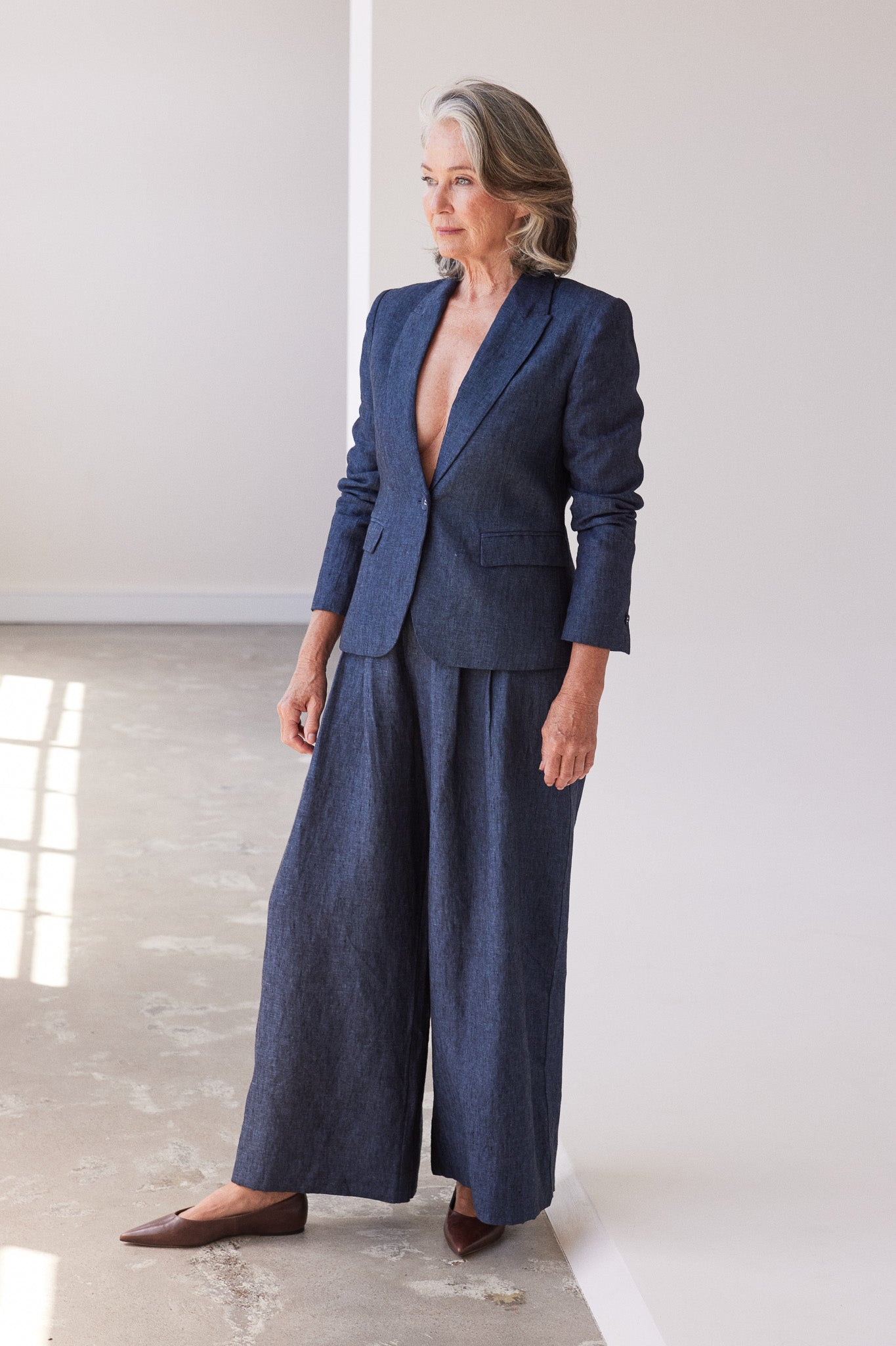 Brooklyn Fitted Blazer | Navy